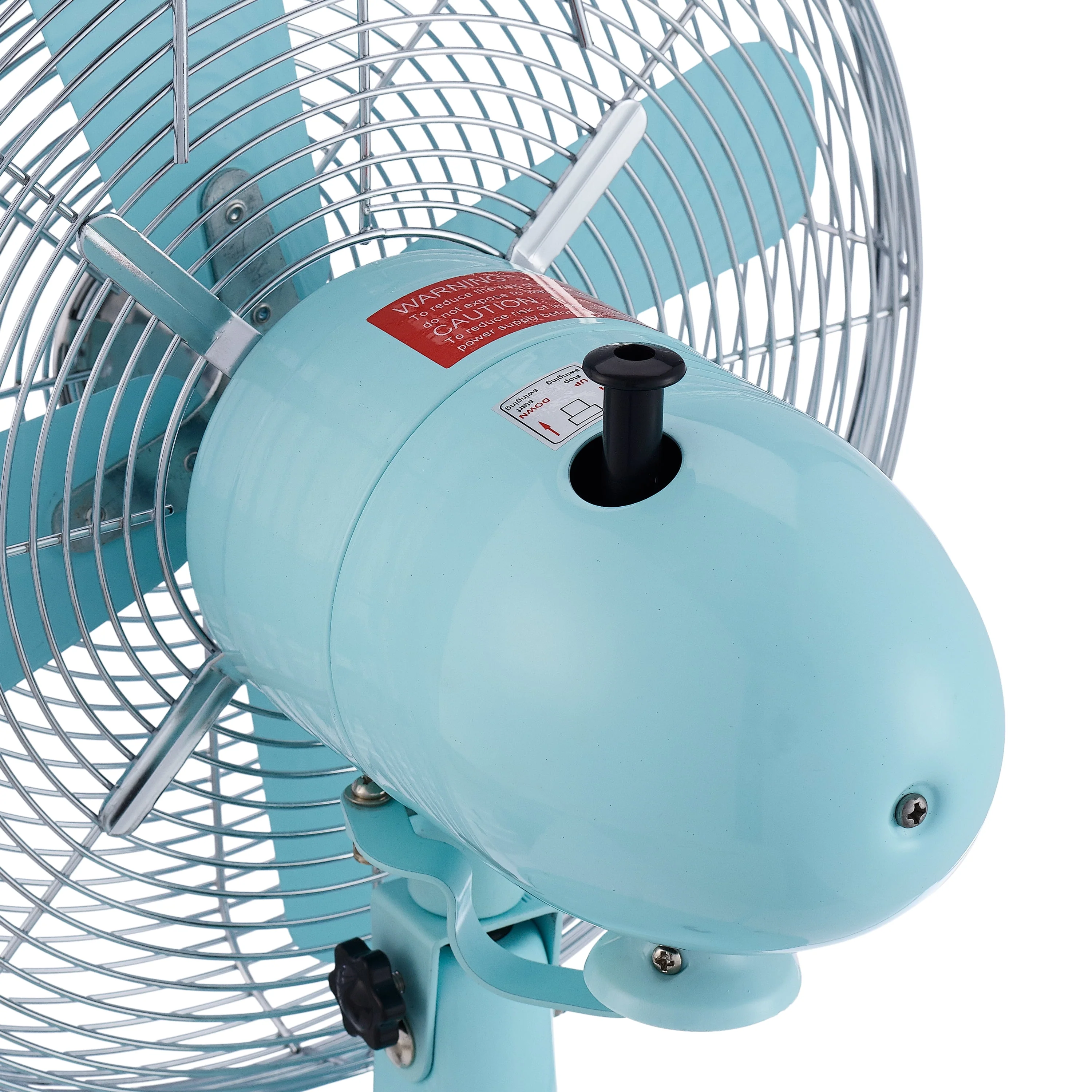 Better Homes & Gardens New 12 inch Retro 3-Speed Metal Tilted-Head Oscillation Table Fan Gold - Womvr
