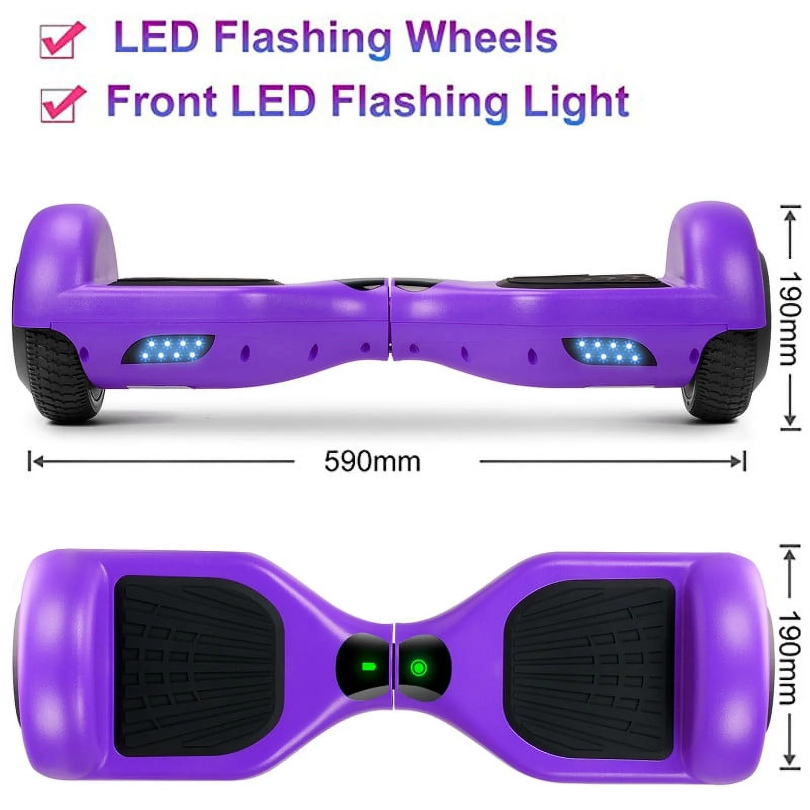 JOLEGE Hoverboard Go Kart Combo, 6.5