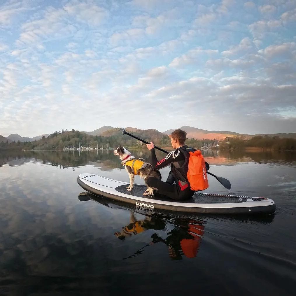 Wave Classic SUP Package | White Stand Up Inflatable Paddle Board 11ft - Womvr