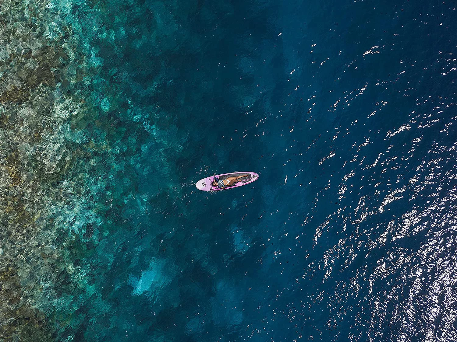 Crew Axel Inflatable Paddle Board 10'33'6” (18lb) SUP Kit Includes Paddle Pump Bag Shiny Pink - Womvr