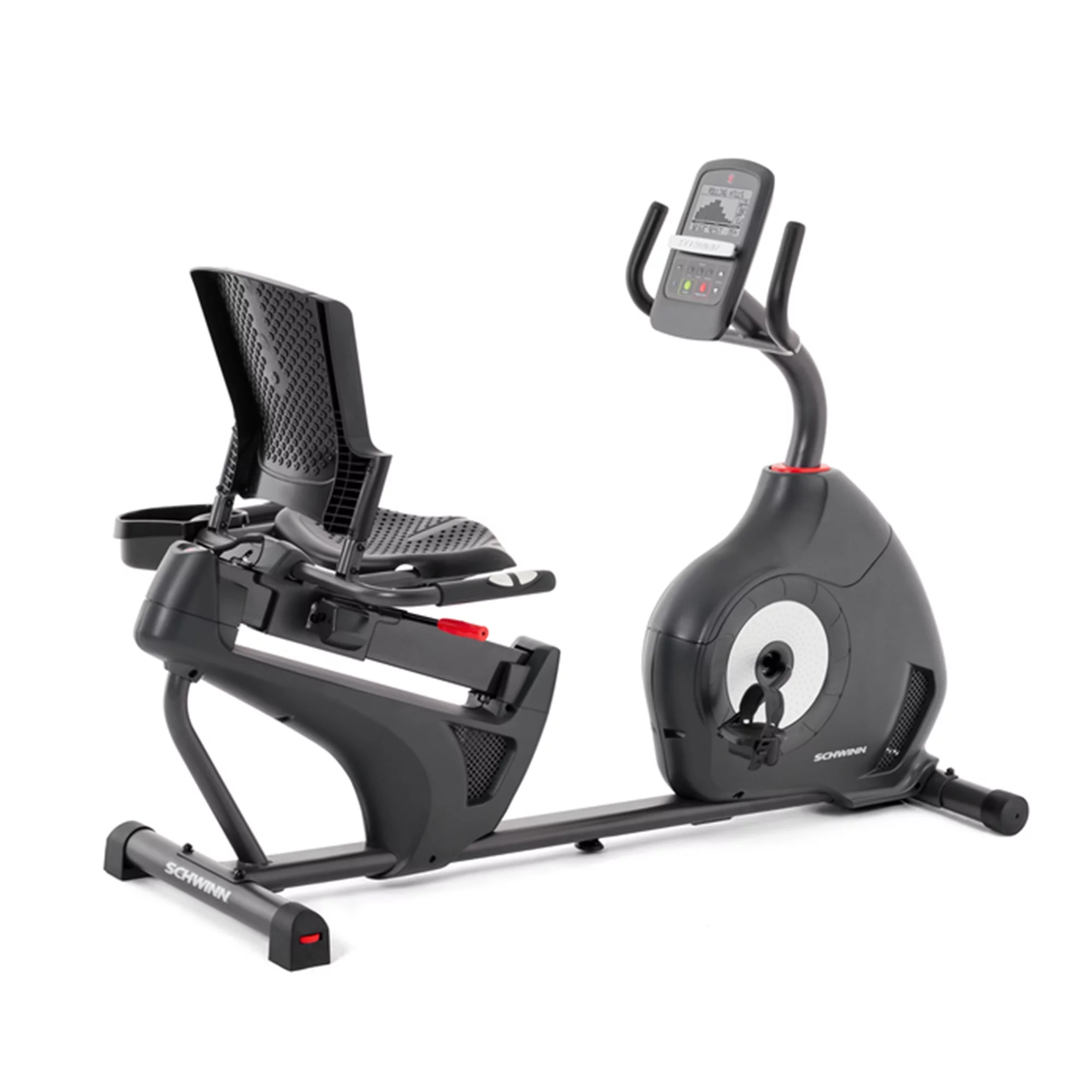 Schwinn 230 Recumbent Exercise Bike with Explore the World and Zwift Compatibility - Womvr