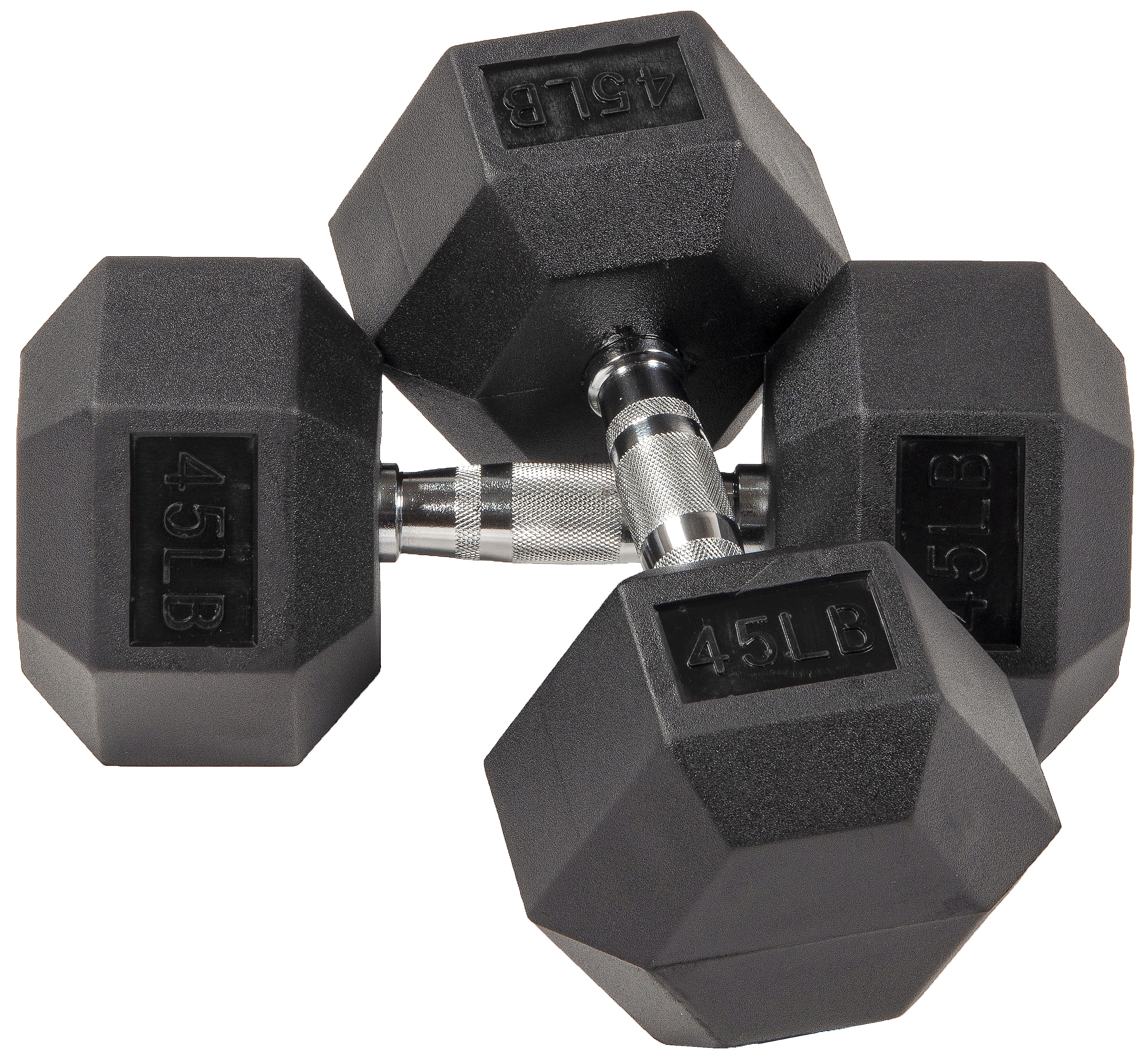 BalanceFrom 100 LB Dumbbell Set, Pairs of 5 lb, 10 lb, 15 lb and 20 lb - Womvr