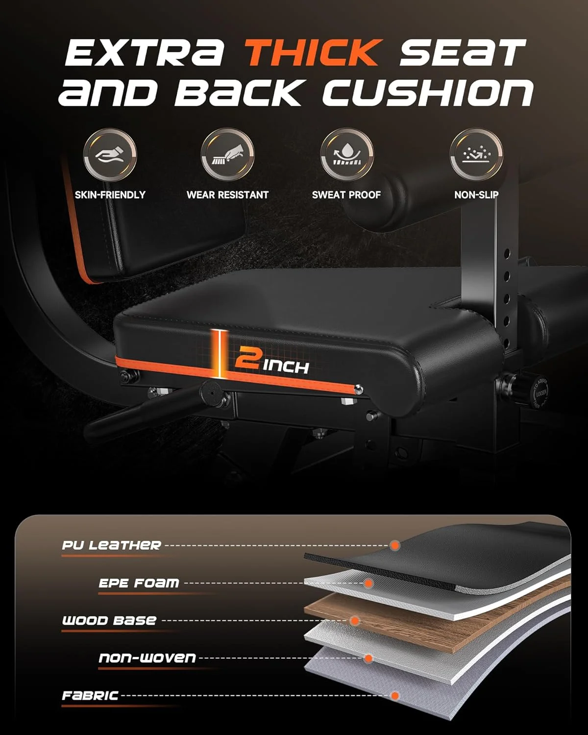 UPGO 3-in-1 Leg Extension and Curl Machine, 570LBS Adjustable Leg Rotary Extension Machine, Lower Body Special Leg Machine , Home Gym Weight Machine - Womvr