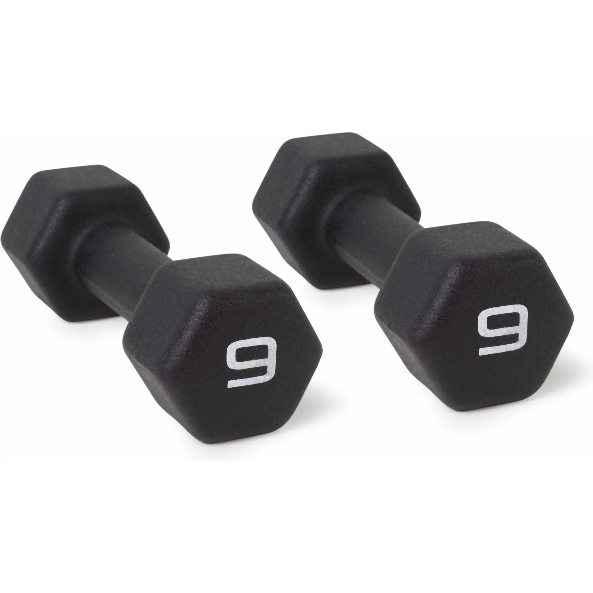 CAP Barbell, 15lb Black Neoprene Dumbbell, Pair - Womvr