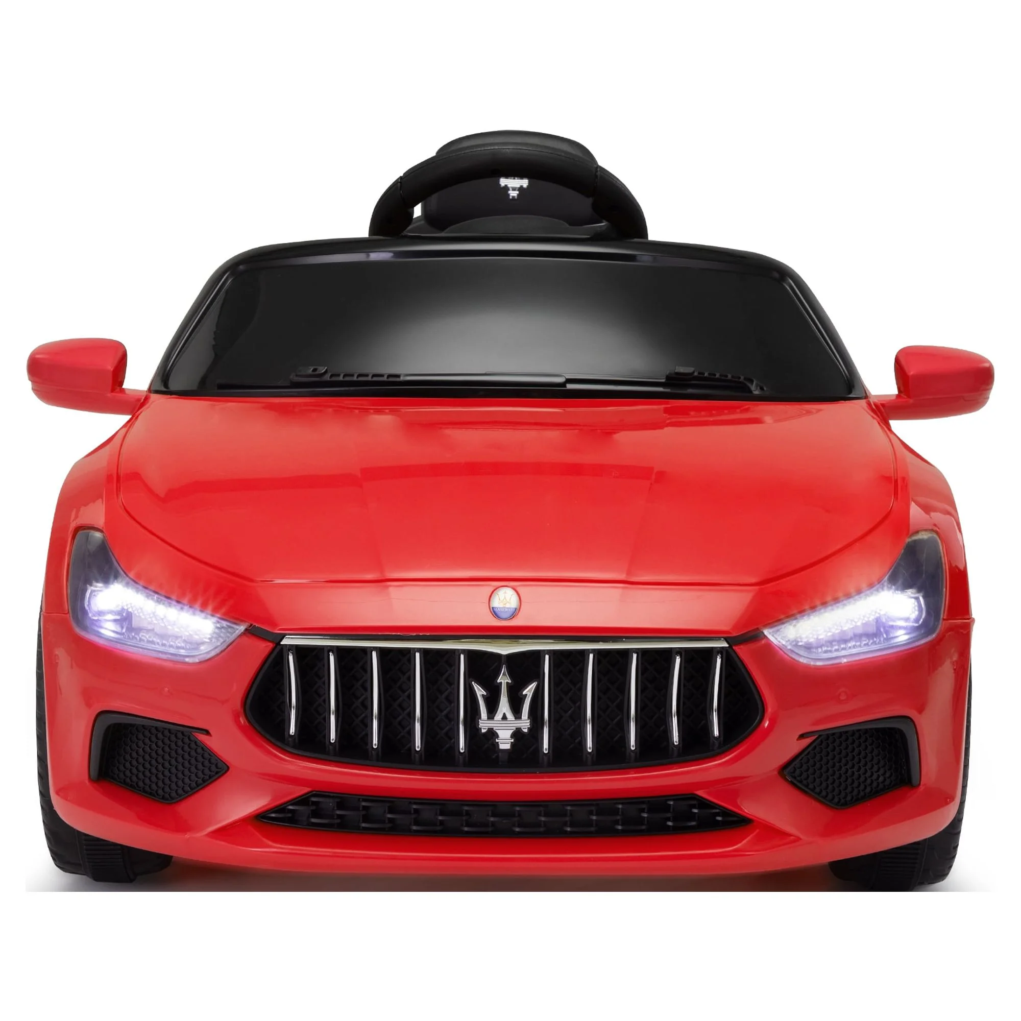 12V Maserati Licensed Kids Ride on Car Battery Powered Toy Car W/ Remote Control LED MP3 USB, Pink - Womvr