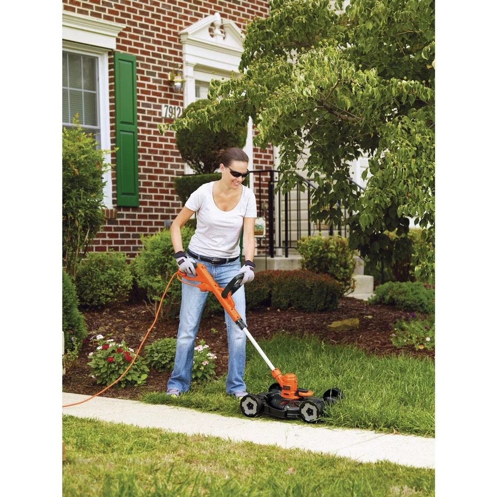 BLACK+DECKER MTE912 3-N-1 6.5 Amp String Trimmer, Edger & 12