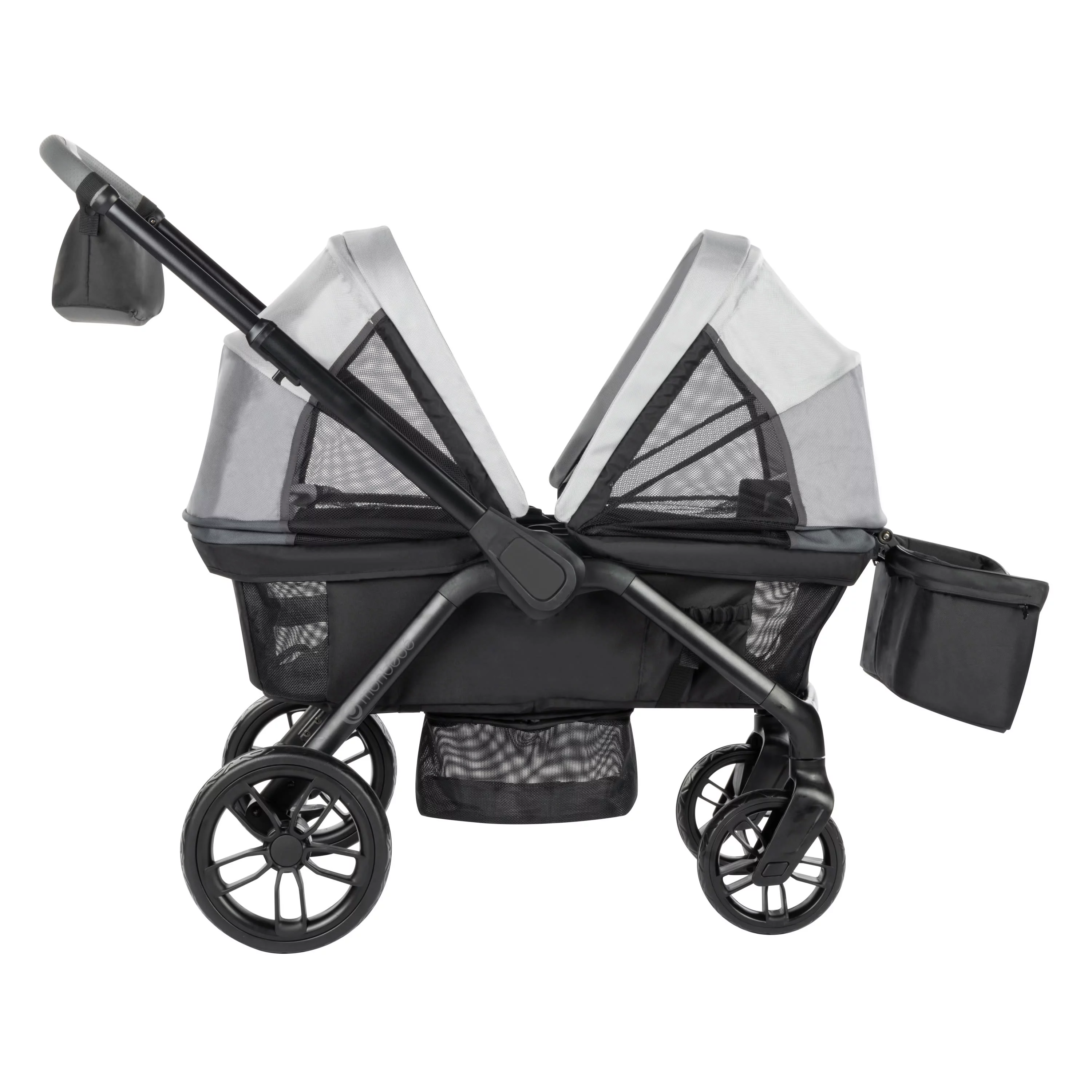 Monbebe Everyday Outings Wagon Stroller, Cobblestone Grey - Womvr