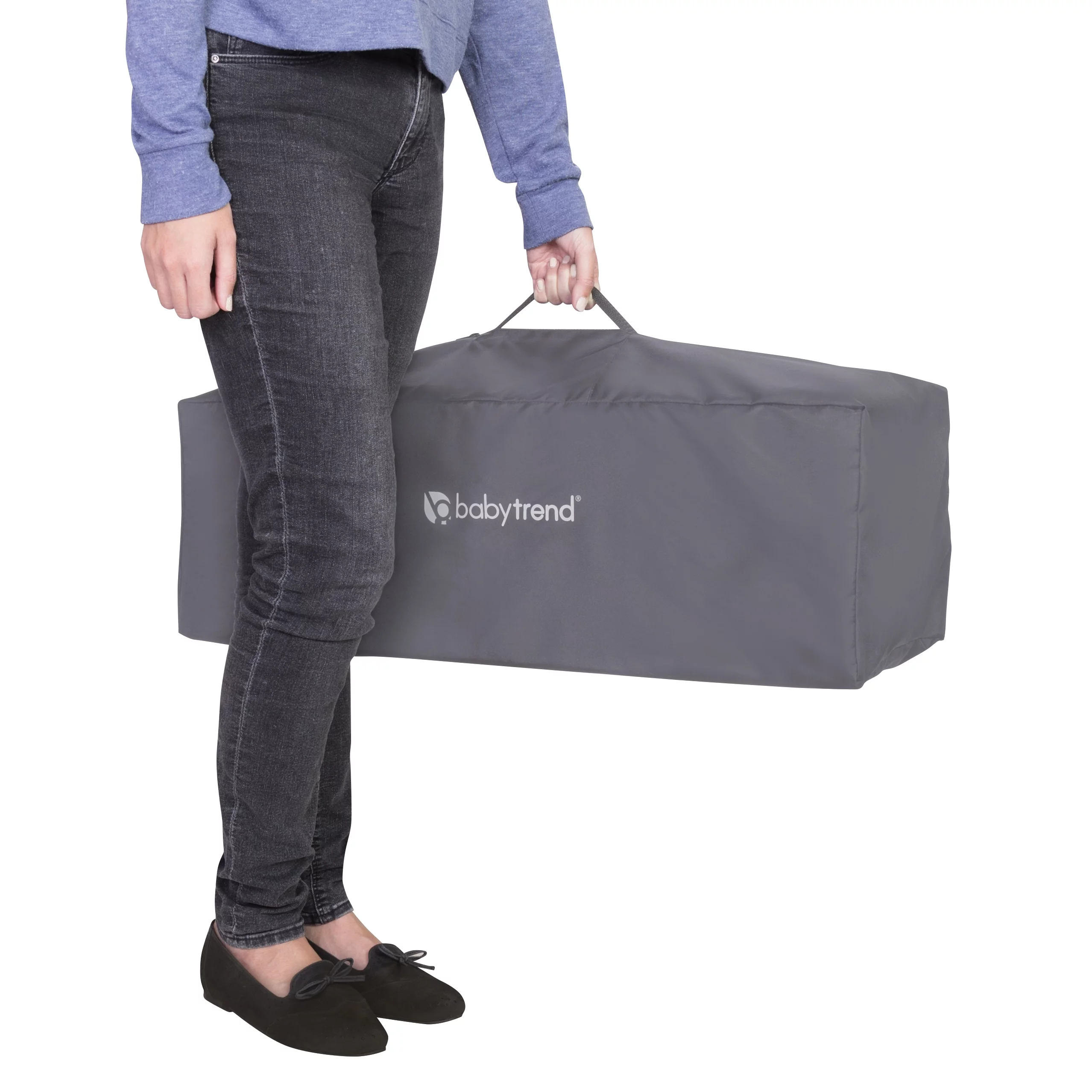 Baby Trend Portable Nursery Center Playard with Travel Bag - Twinkle Blue, Unisex - Womvr