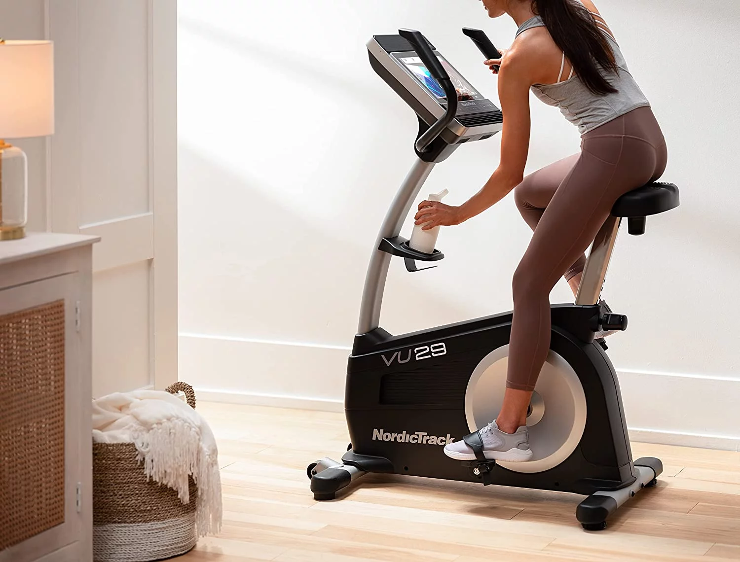 NordicTrack Commercial Series VU 29; iFIT-enabled Recumbent Exercise Bike with 14” Touchscreen - Womvr