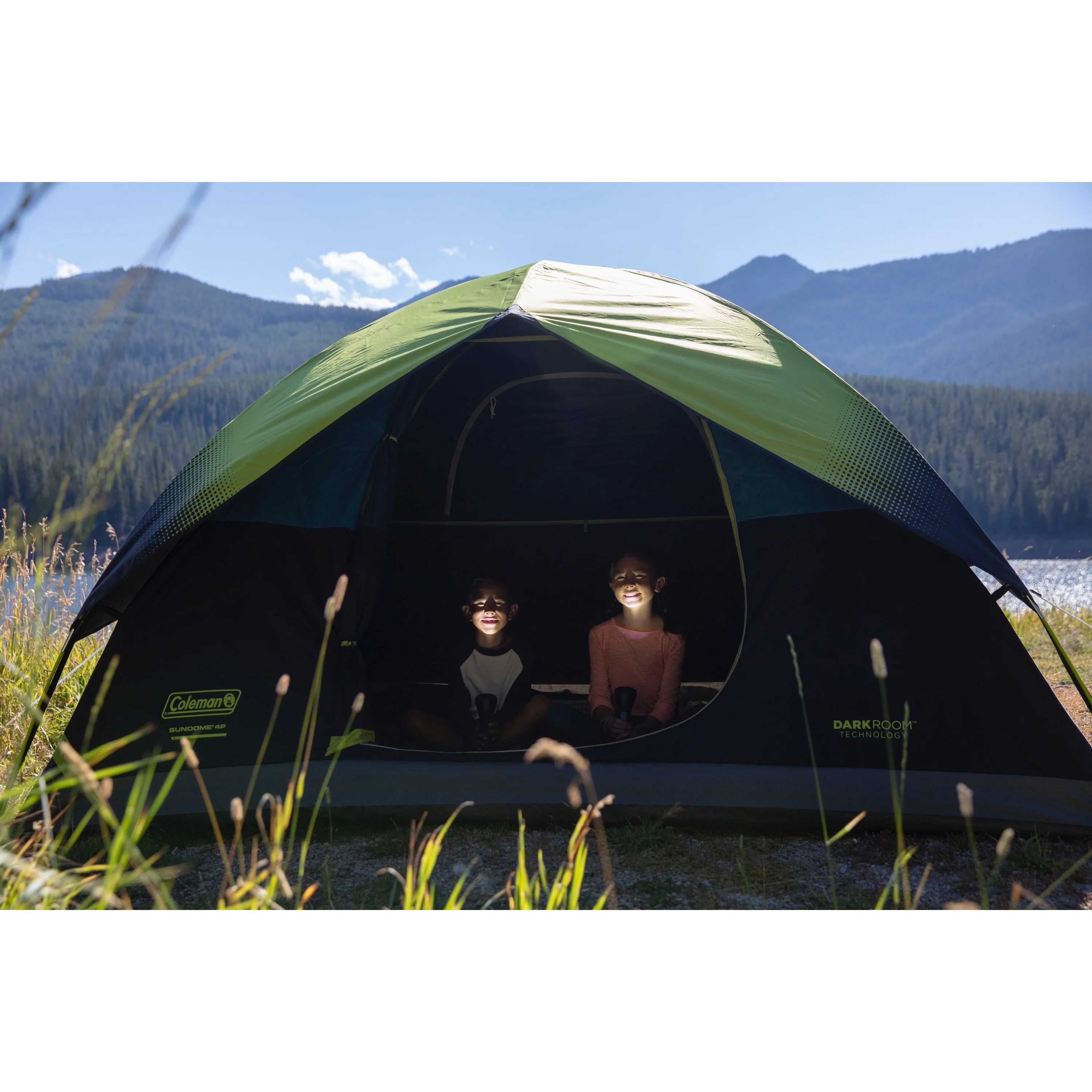 Coleman 6-Person Sundome Dark Room Dome Camping Tent - Womvr