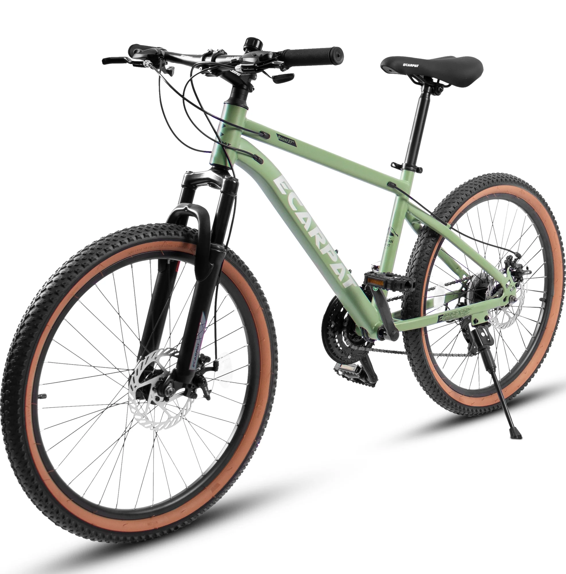 27.5 inch Mountain Bike for Men, Adult Mountain Bike with 21 Speeds, Black - Womvr