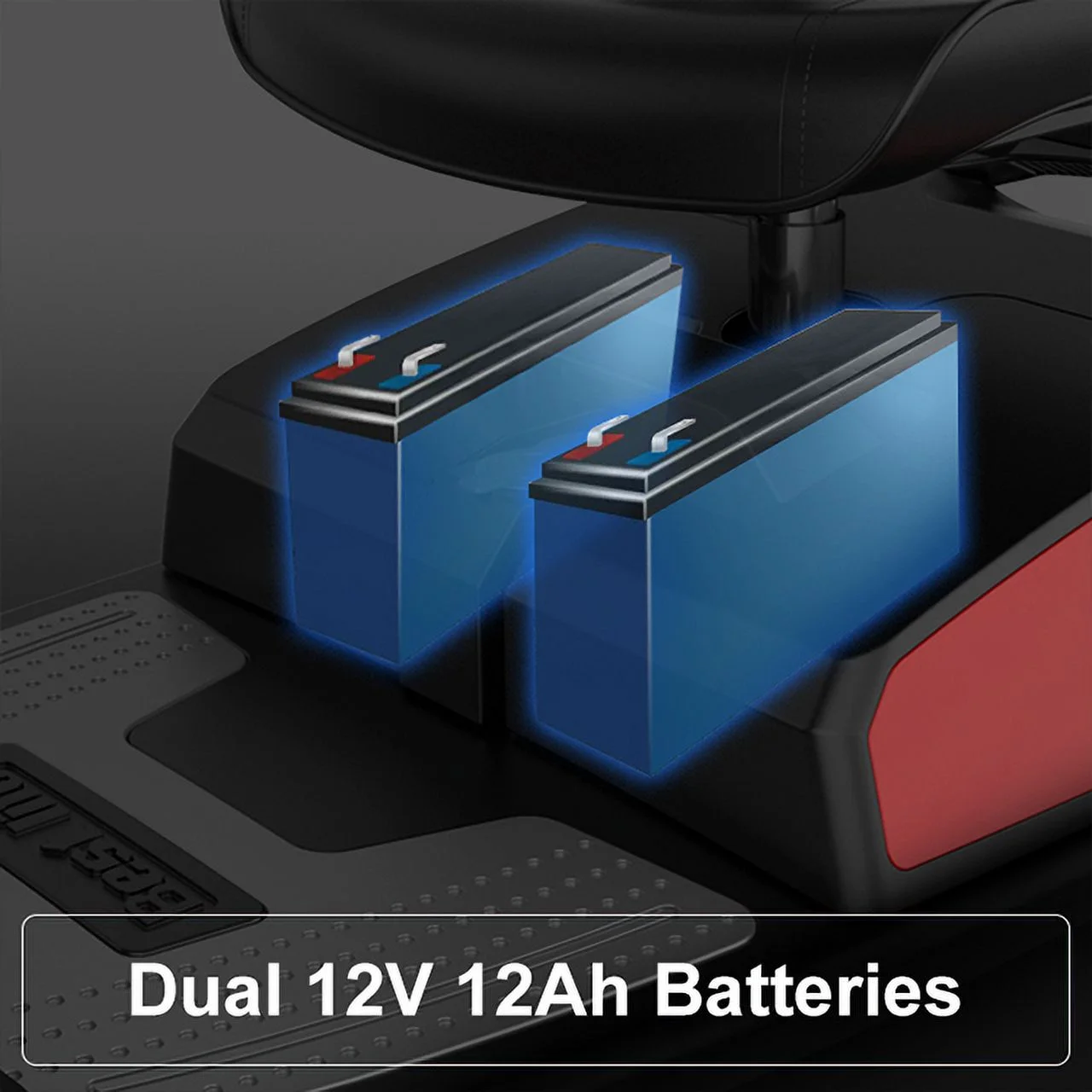 Engwe 4 Wheel Powered Mobility Scooters,Foldable Electric Wheelchair for Seniors-Red - Womvr