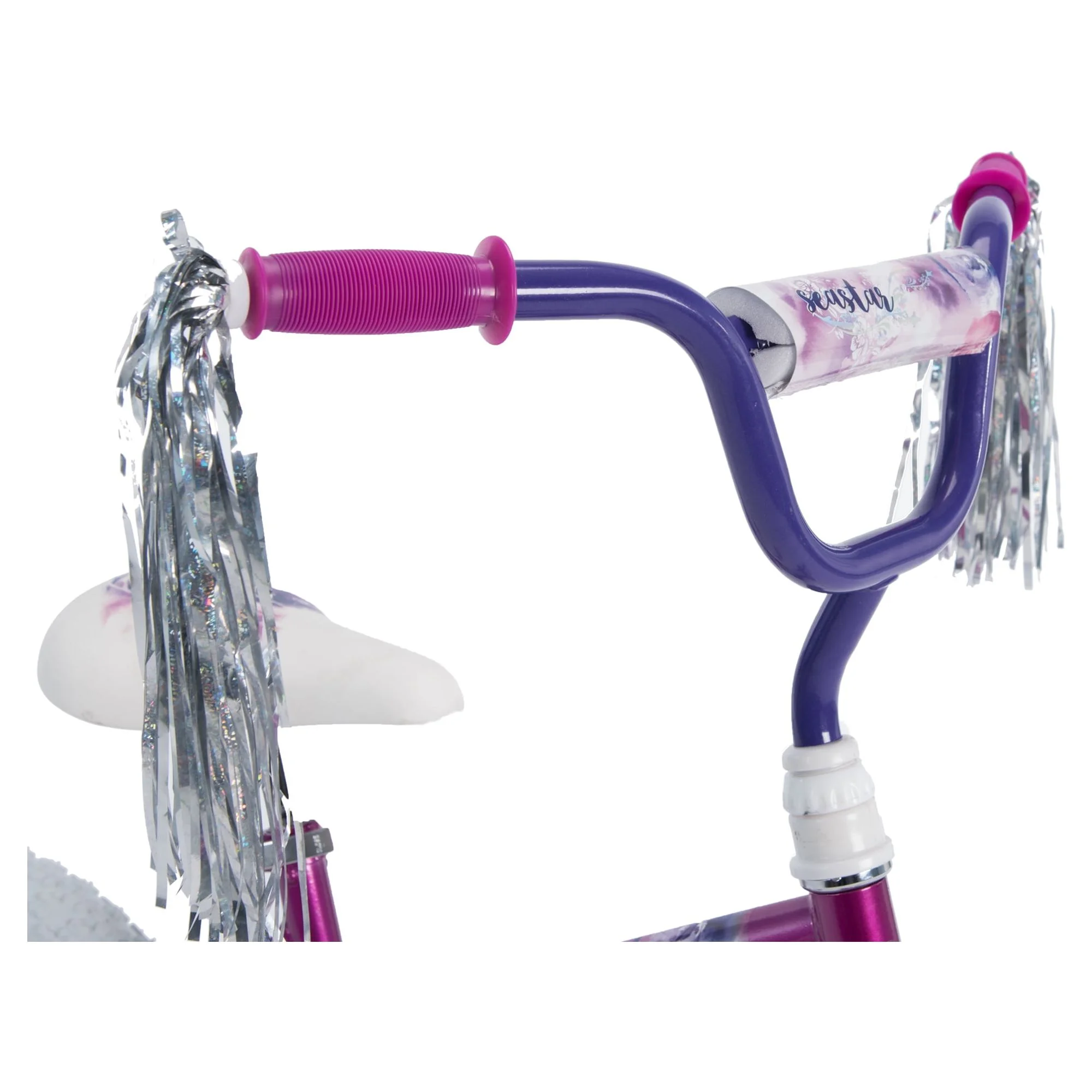 Huffy 16 in. Sea Star Kids Bike for Girls Ages 4 and up, Child, Metallic Purple - Womvr