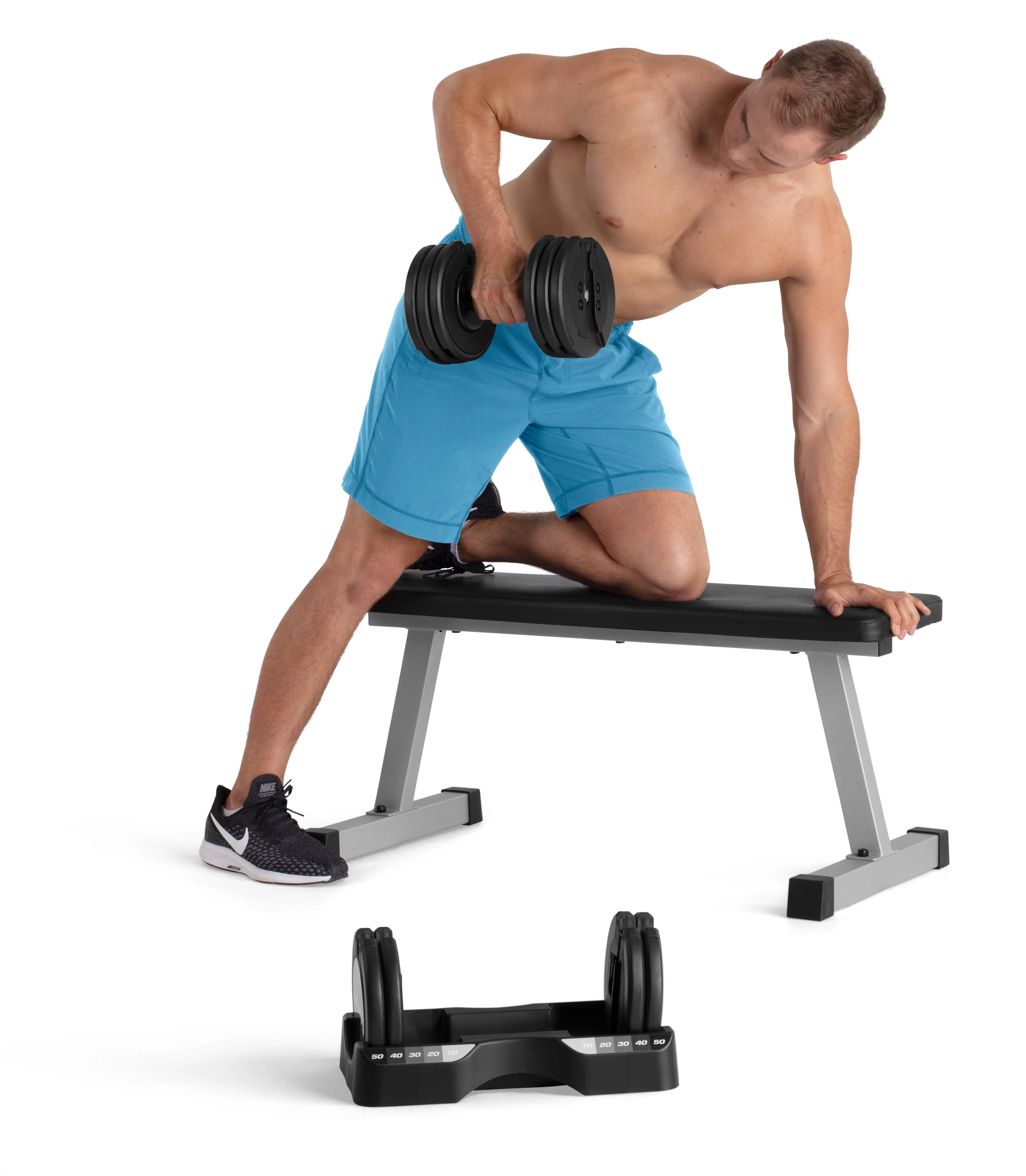 Set of Two ProForm 50 Lb. Adjustable Dumbbells - Womvr