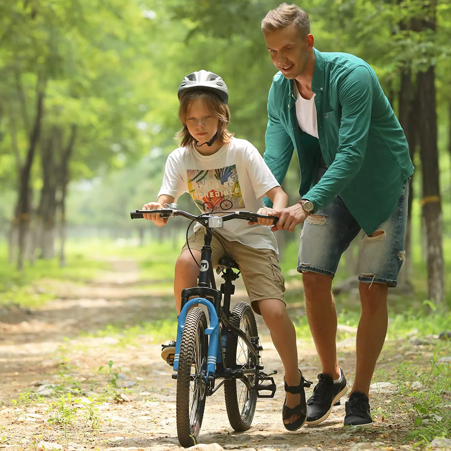 Royalbaby Explorer 20 In. Children's Bicycle, Black and Blue - Womvr