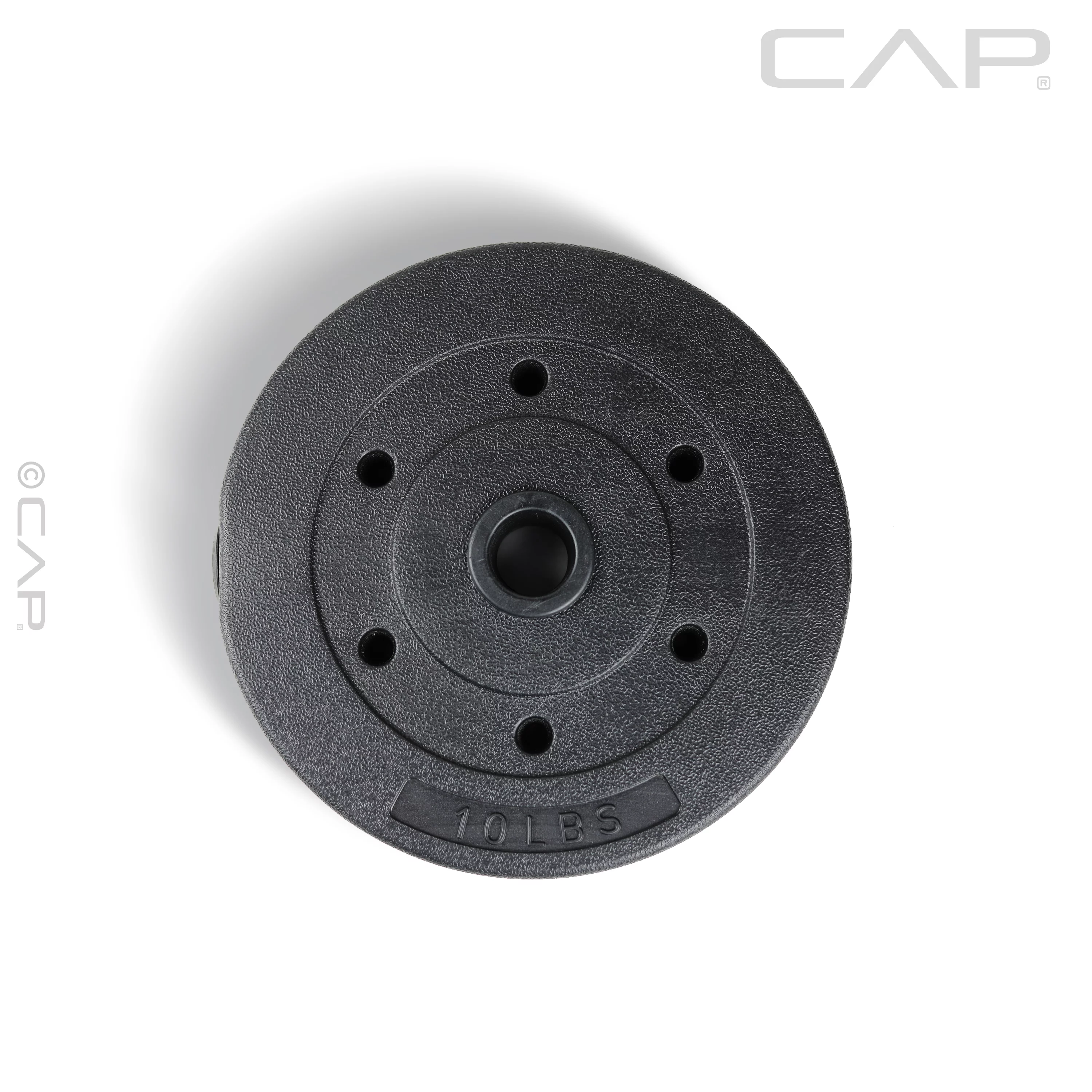 CAP Barbell Standard Vinyl Weight Plate Set, 40 lb (20 lb x 2) - Womvr