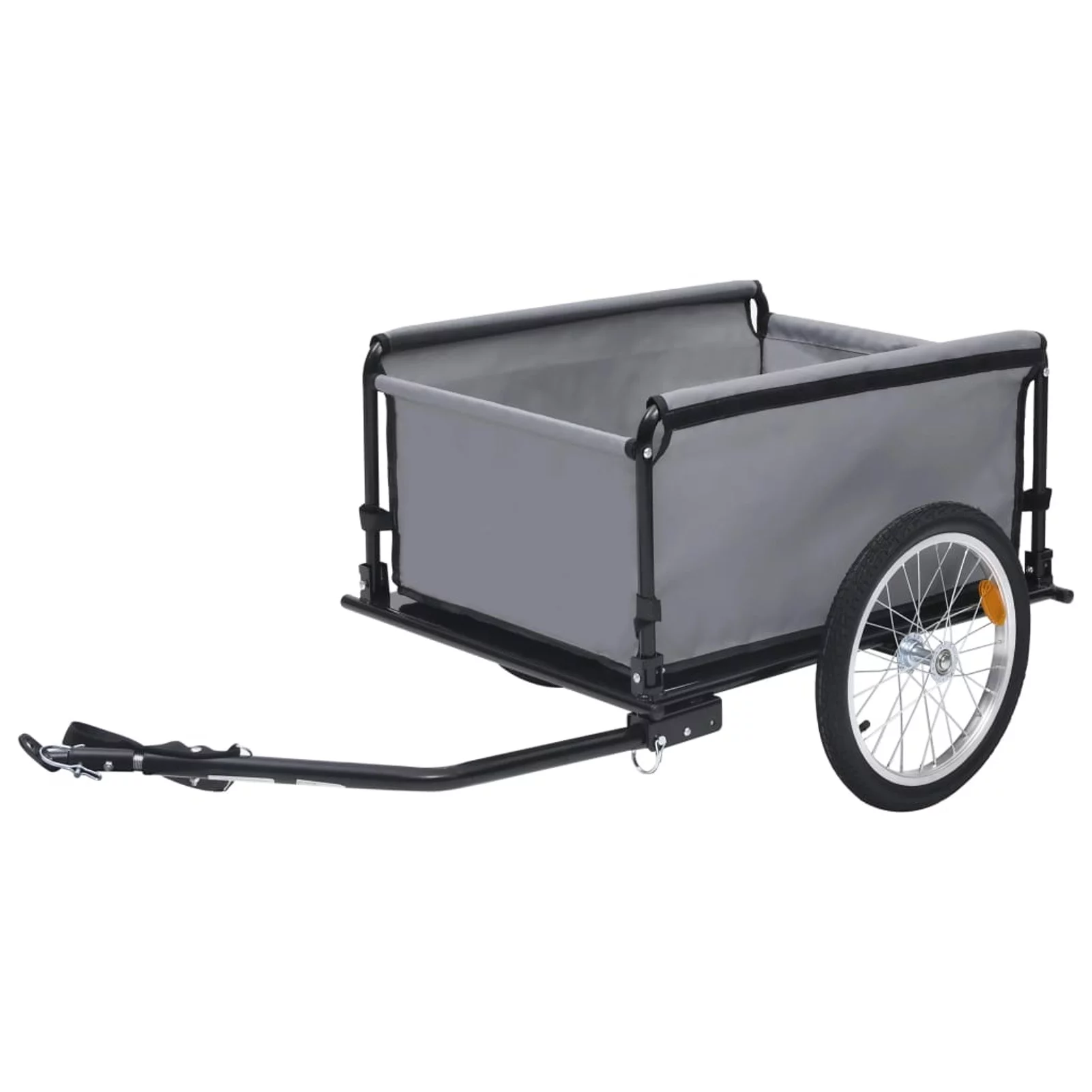 moobody Bike Cargo Trailer with Foldable Drawbar and Removable Cargo Compartment 2 Wheels Quick-Release Bike Wagon Trailer 53.5 x 28.3 x 22.8 Inches (L x W x H) - Womvr