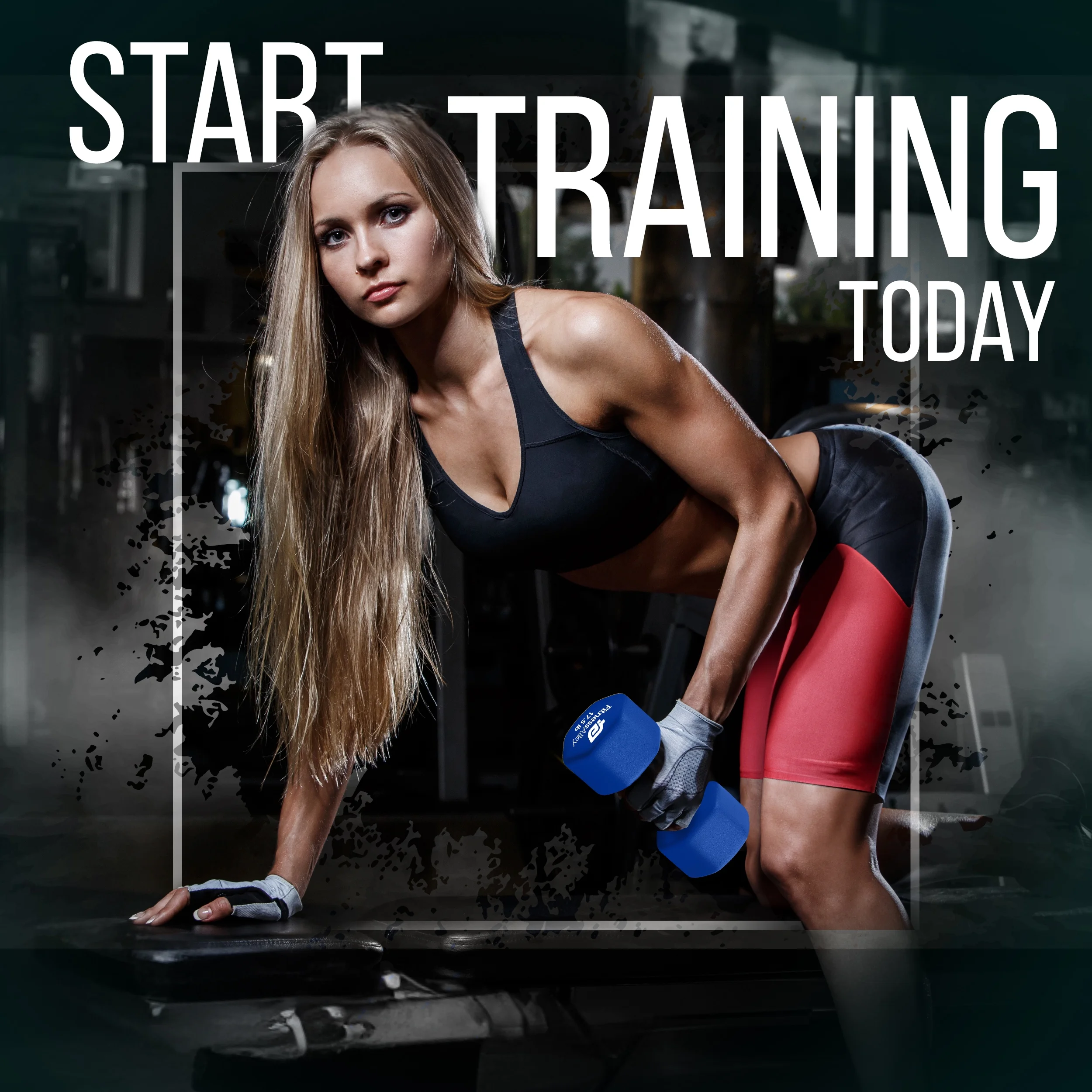 Fitness Alley Neoprene Workout Dumbbells - Non Slip, Anti Roll Exercise & Fitness Dumbbells Combo - Hex Shaped Hand weights for Men & Women(2, 4, 6, 8, & 10lb Dumbbells) - Womvr