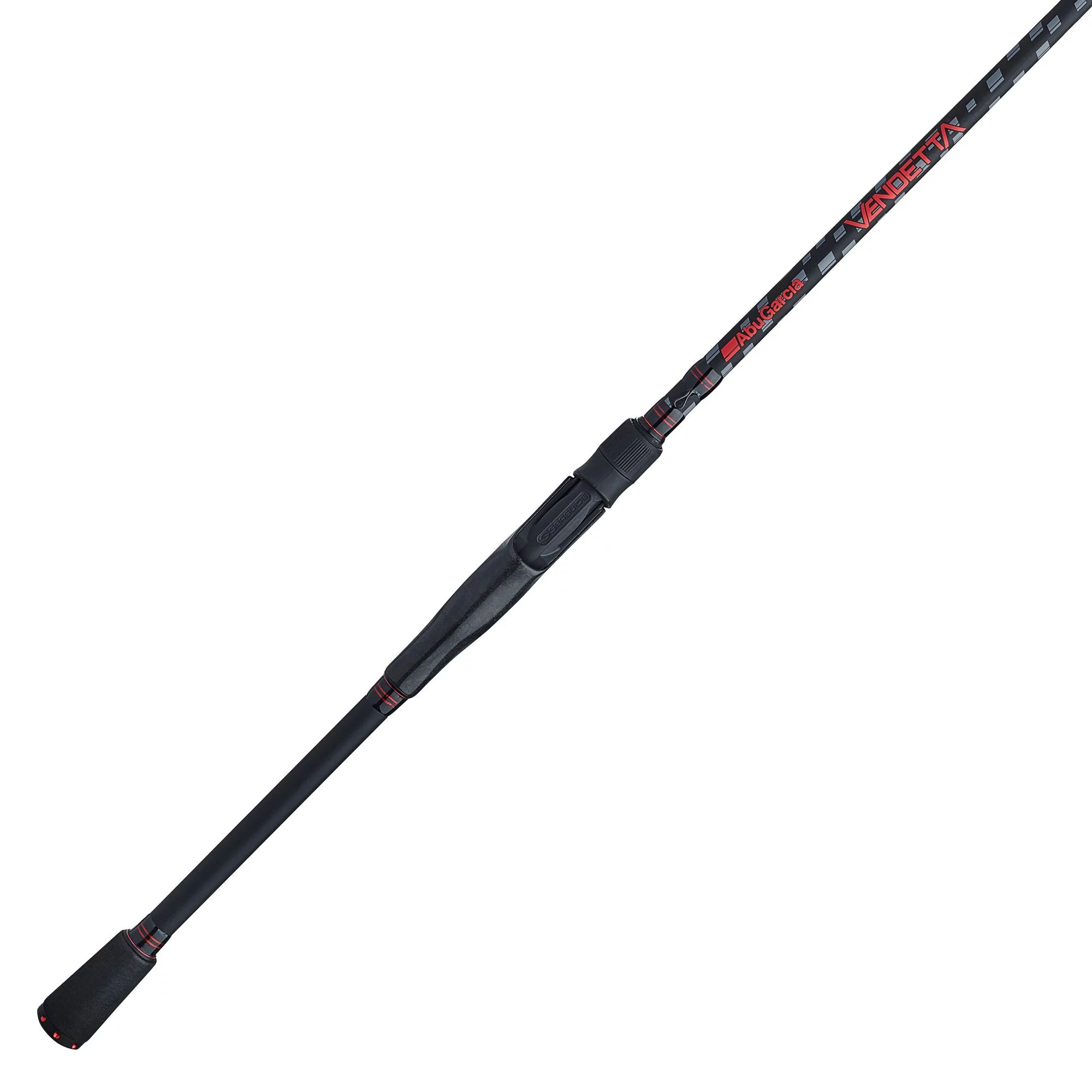 Abu Garcia 6'9” Vendetta Casting Fishing Rod, 2 Piece Rod - Womvr