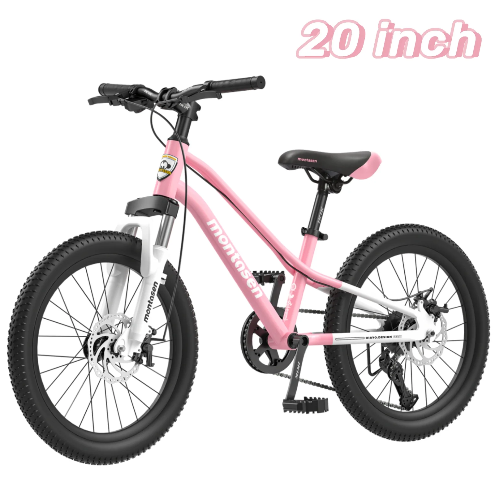 CIYOYO Kids Bicycle 24 inch Mountain bike for Boys and Girls,7 Speed Bike 8-12 Years Old Pink - Womvr