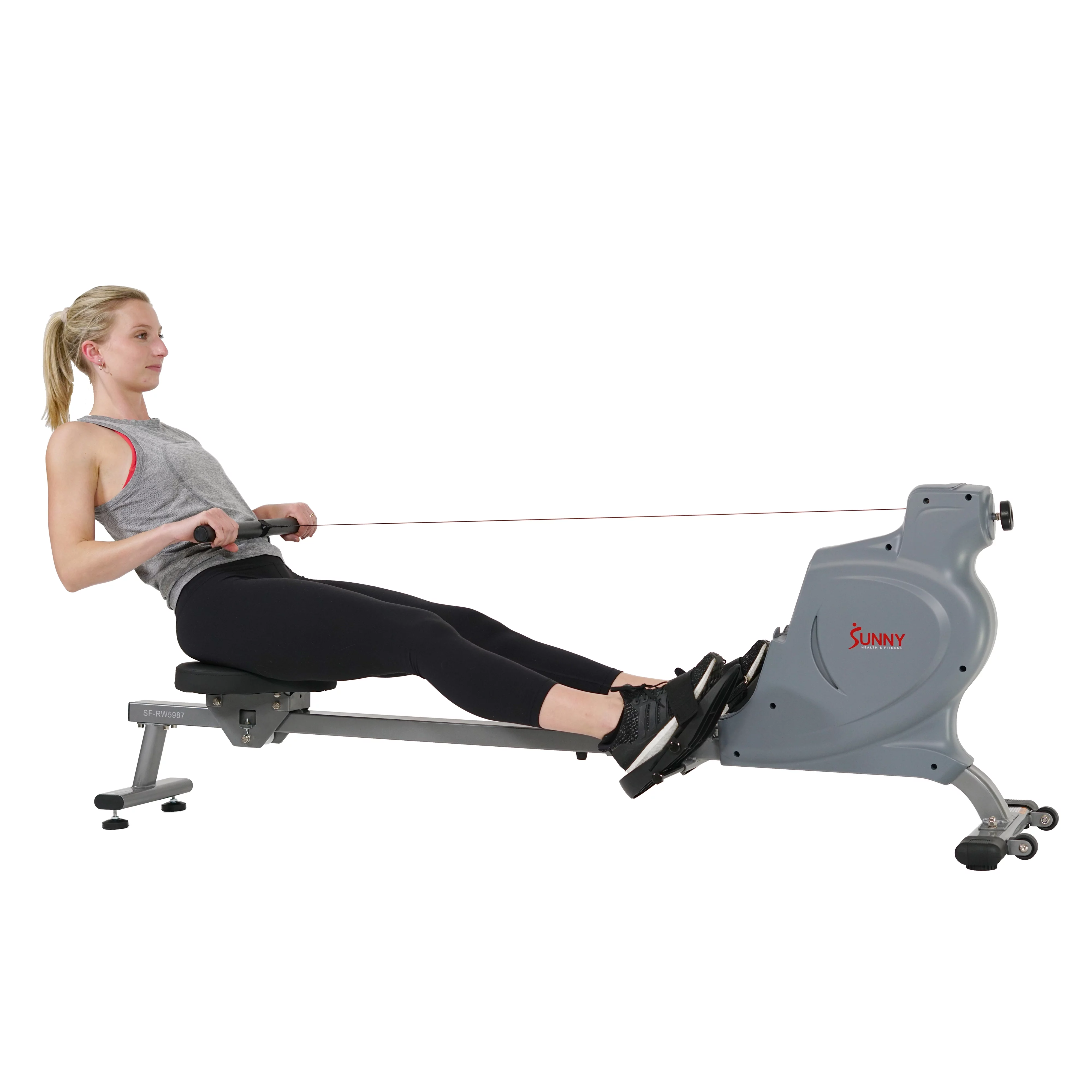 Sunny Health & Fitness Dual Rower Rowing Machine - SF-RW5935 - Womvr