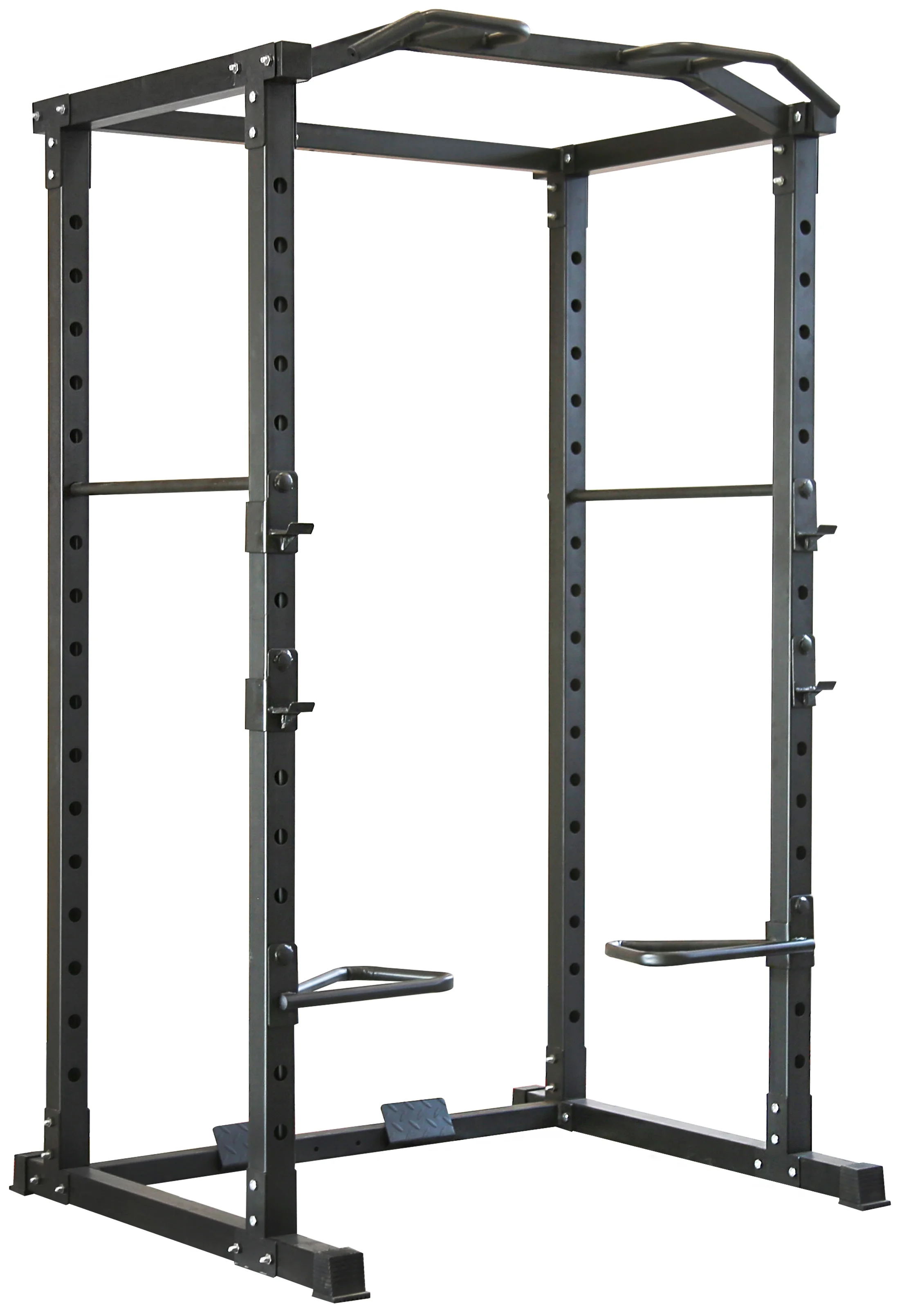 BalanceFrom PC-1 Series 1000lb Capacity Multi-Function Adjustable Power Cage Power Rack with Optional Lat Pull-down and Cable Crossover, Power Cage Only - Womvr