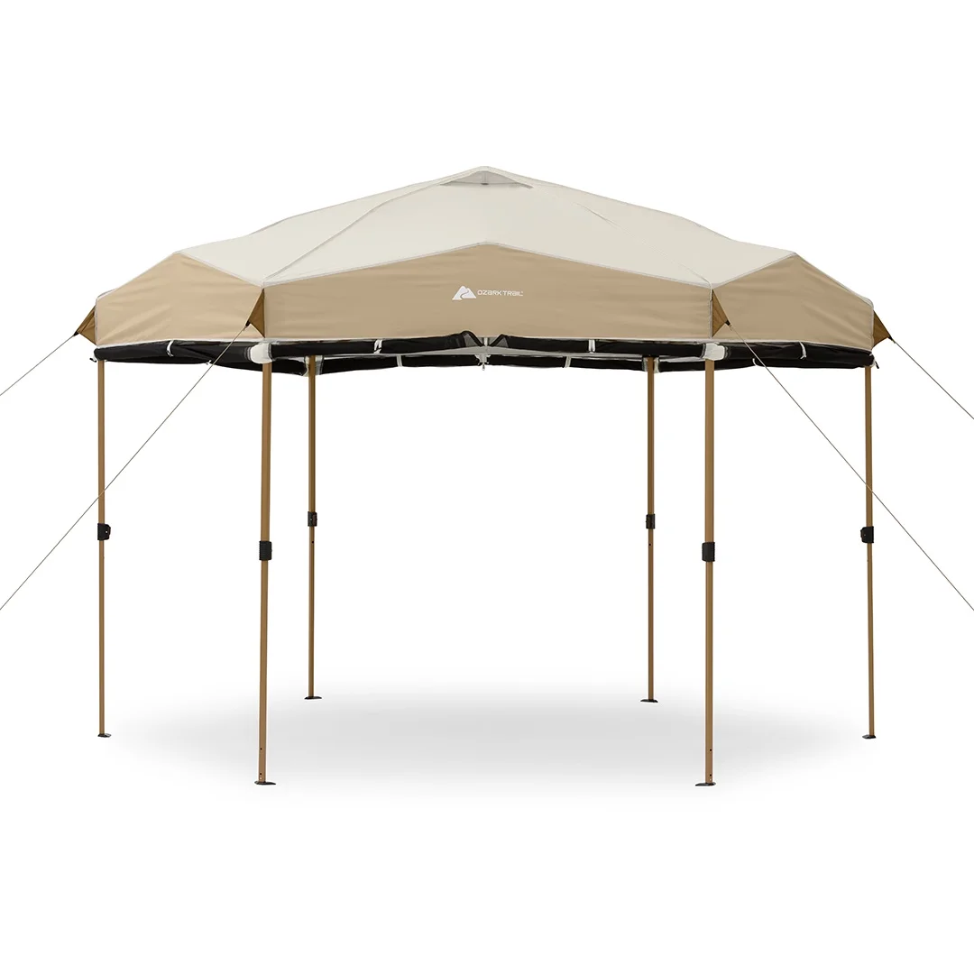 12' x 10' Glamping Hexagon Lighted Canopy - Womvr