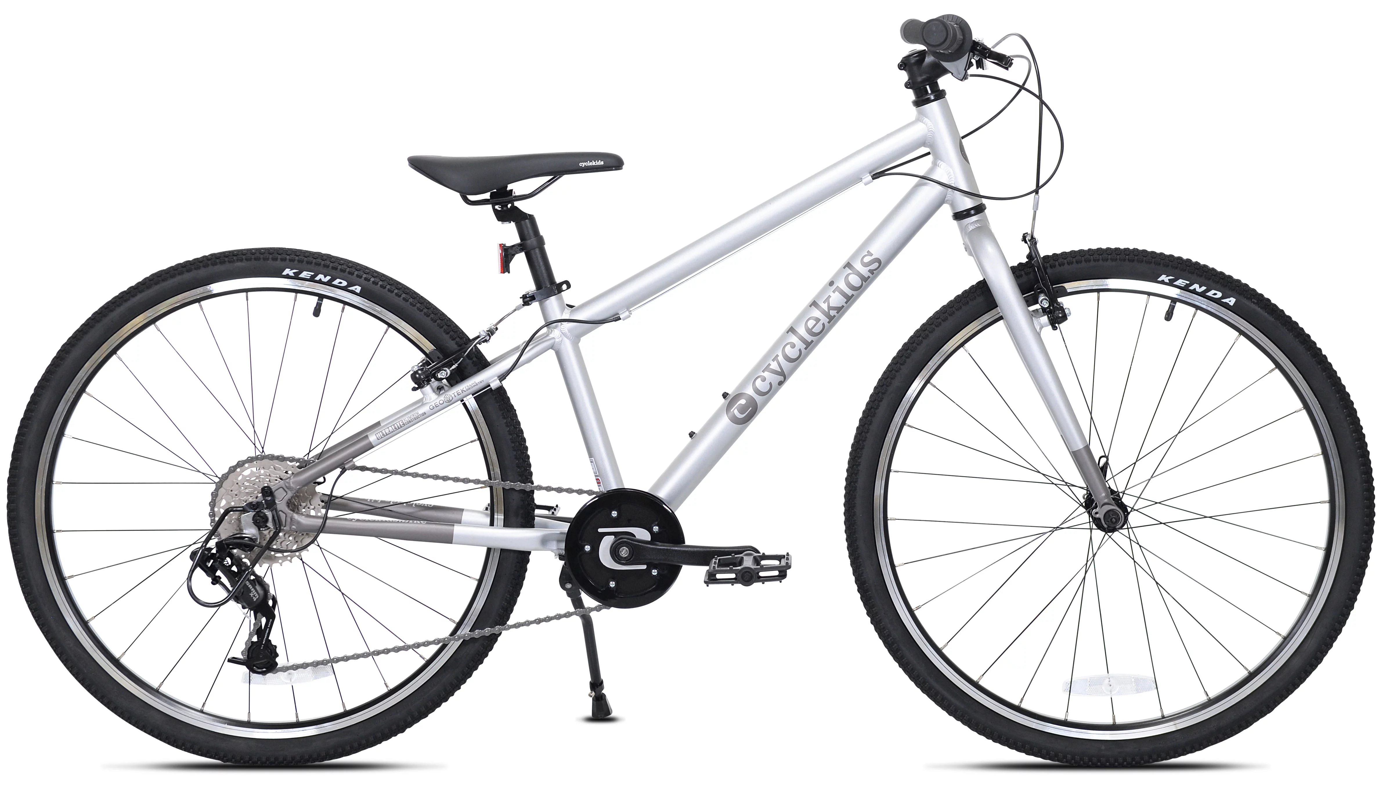 Cycle Kids 26 inch Bicycle, Silver - Womvr