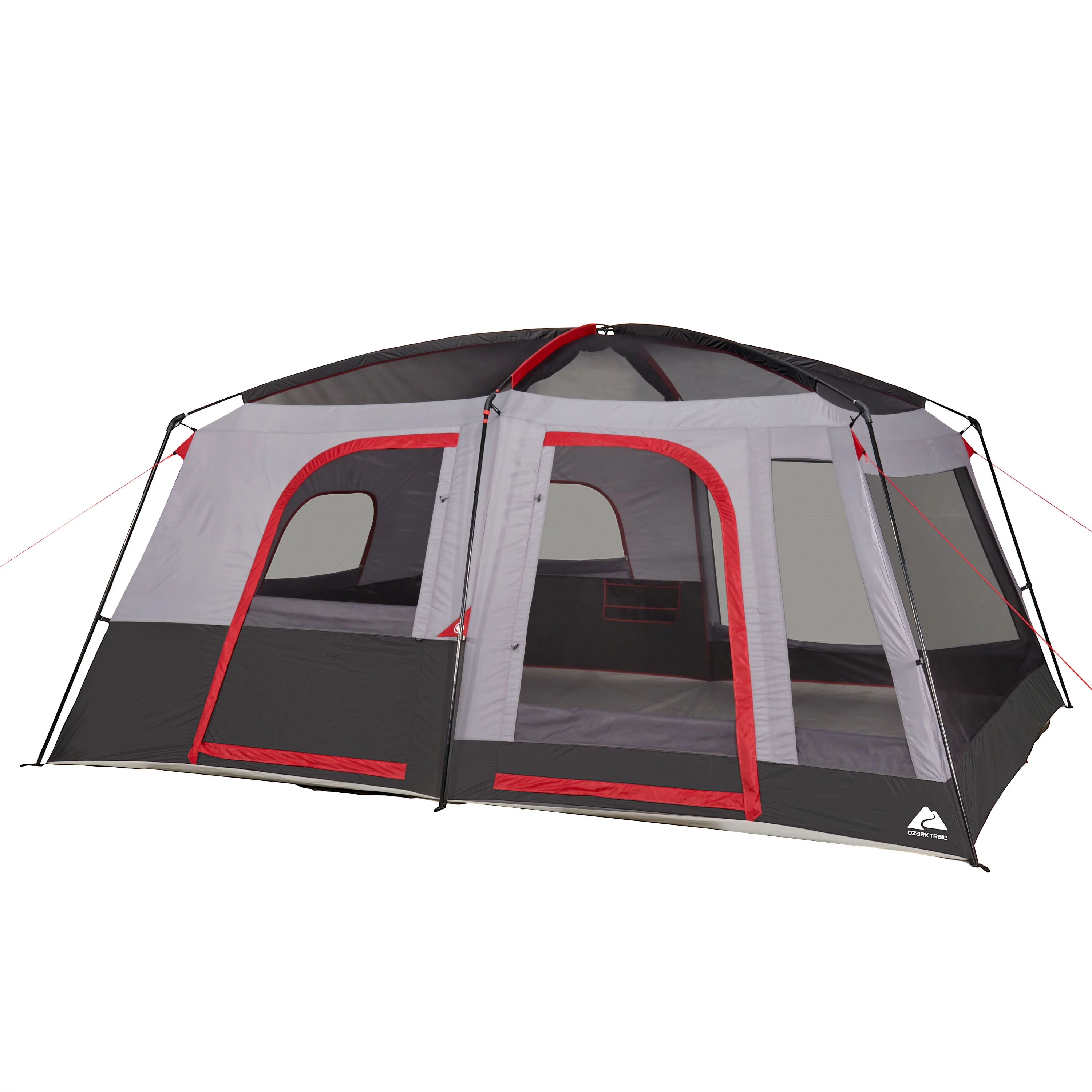 Ozark Trail 12-Person Cabin Tent, with Convertible Screen Room - Womvr