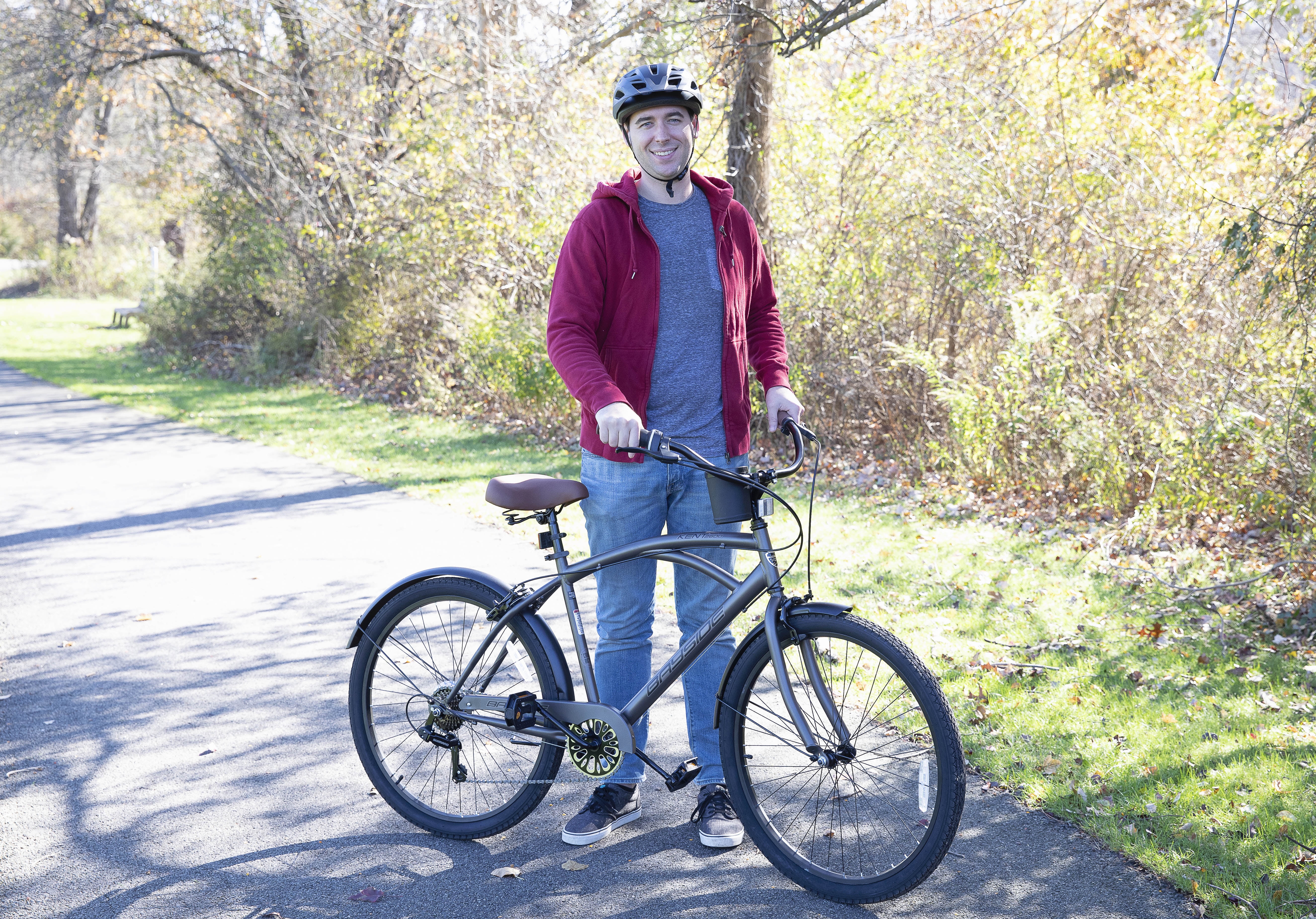 Kent 26 In. Bayside Men's Cruiser Bike, Satin Cocoa - Womvr