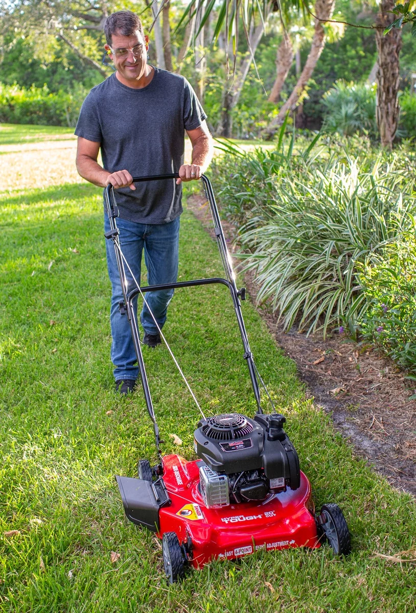 Hyper Tough 20-inch 125cc Gas Push Mower with Briggs & Stratton Engine - Womvr