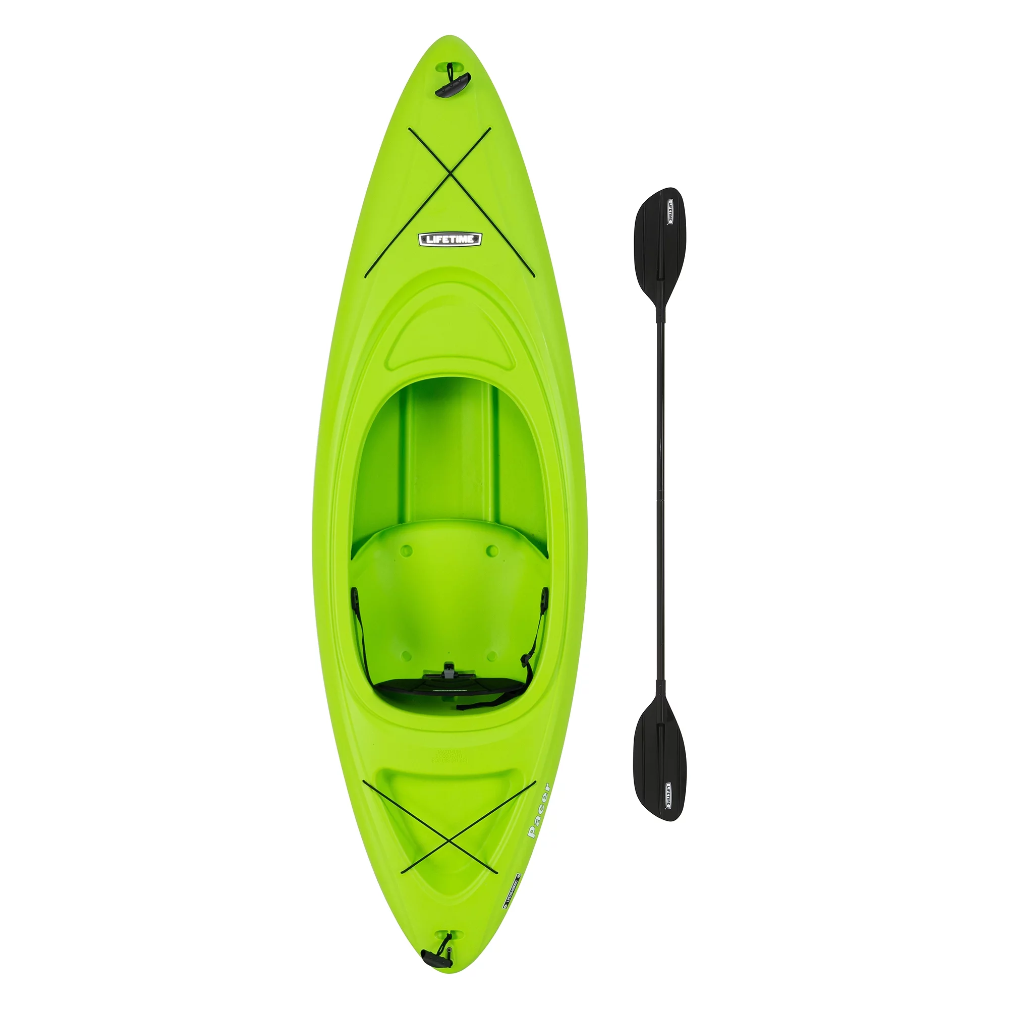 Lifetime Pacer 8 ft. Sit-Inside Kayak, Green (91032) - Womvr