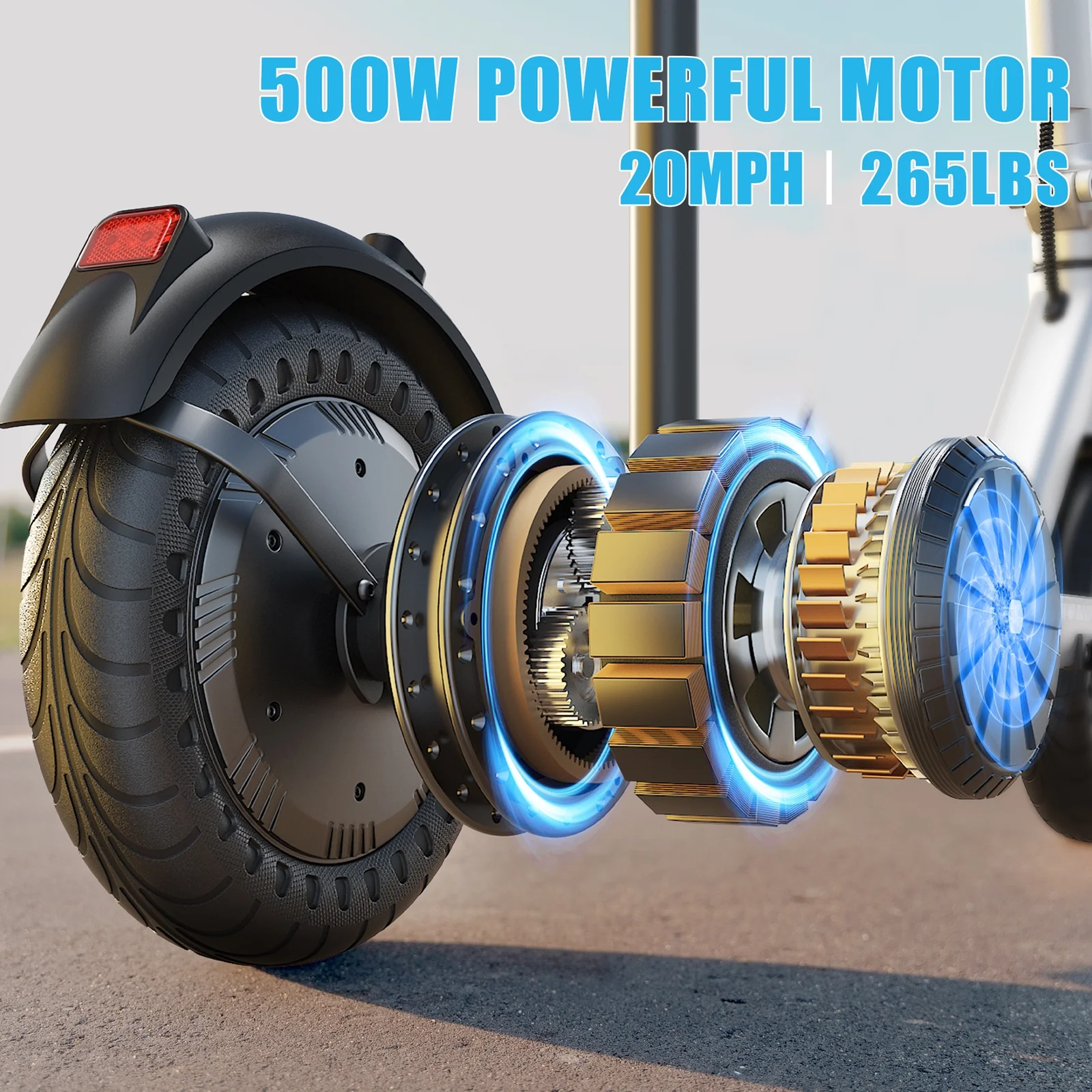 Electric Scooter Adults, 10 