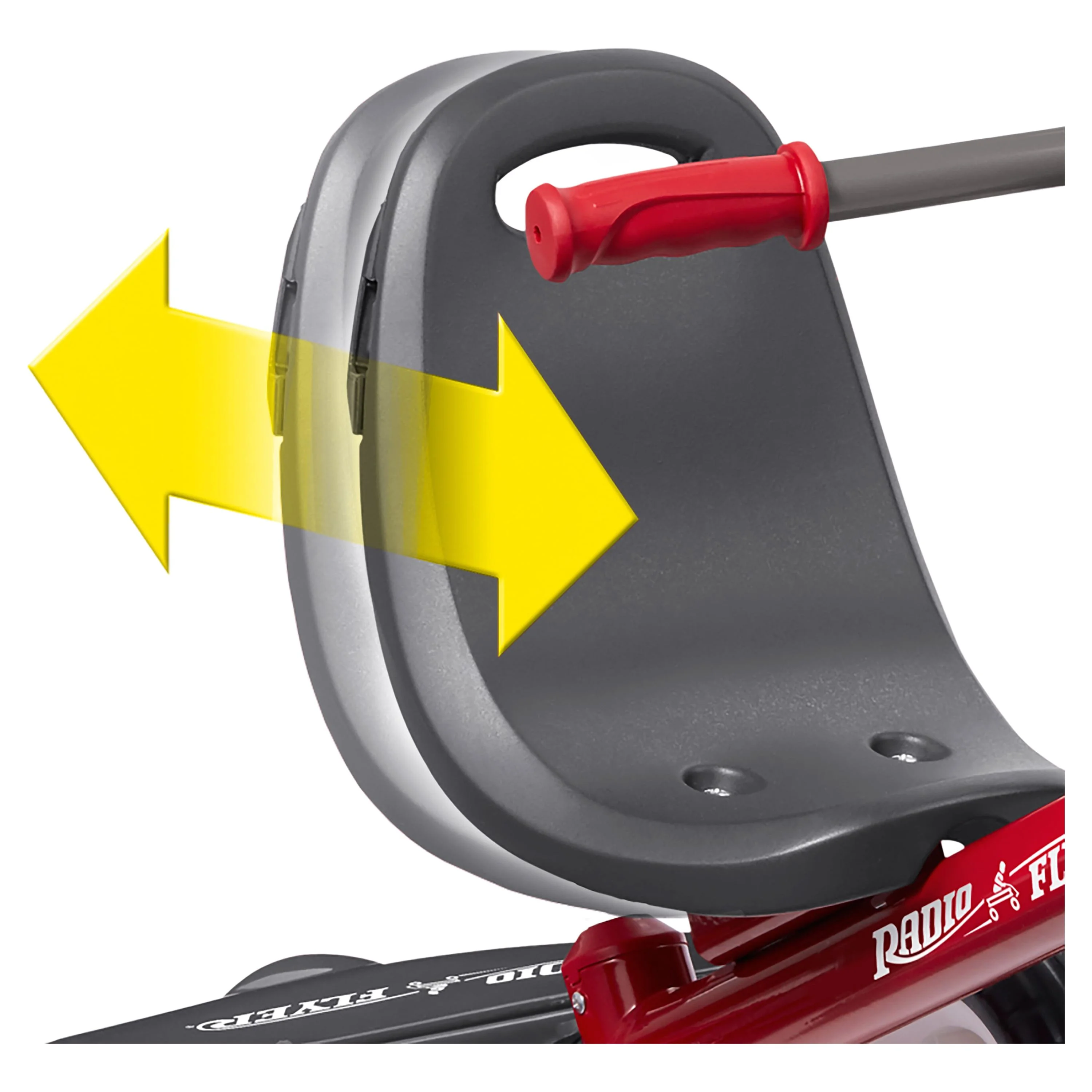 Radio Flyer, 4-in-1 Stroll 'N Trike with Activity Tray, Red & Gray, Convertible Tricycle,  Unisex - Womvr