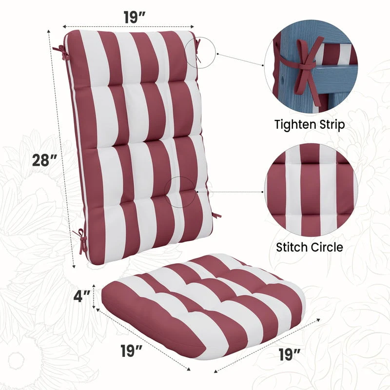 SERWALL Outdoor Oversized Slat Rocking Chair, HDPE Plastic Porch Rocker, Gray - Womvr