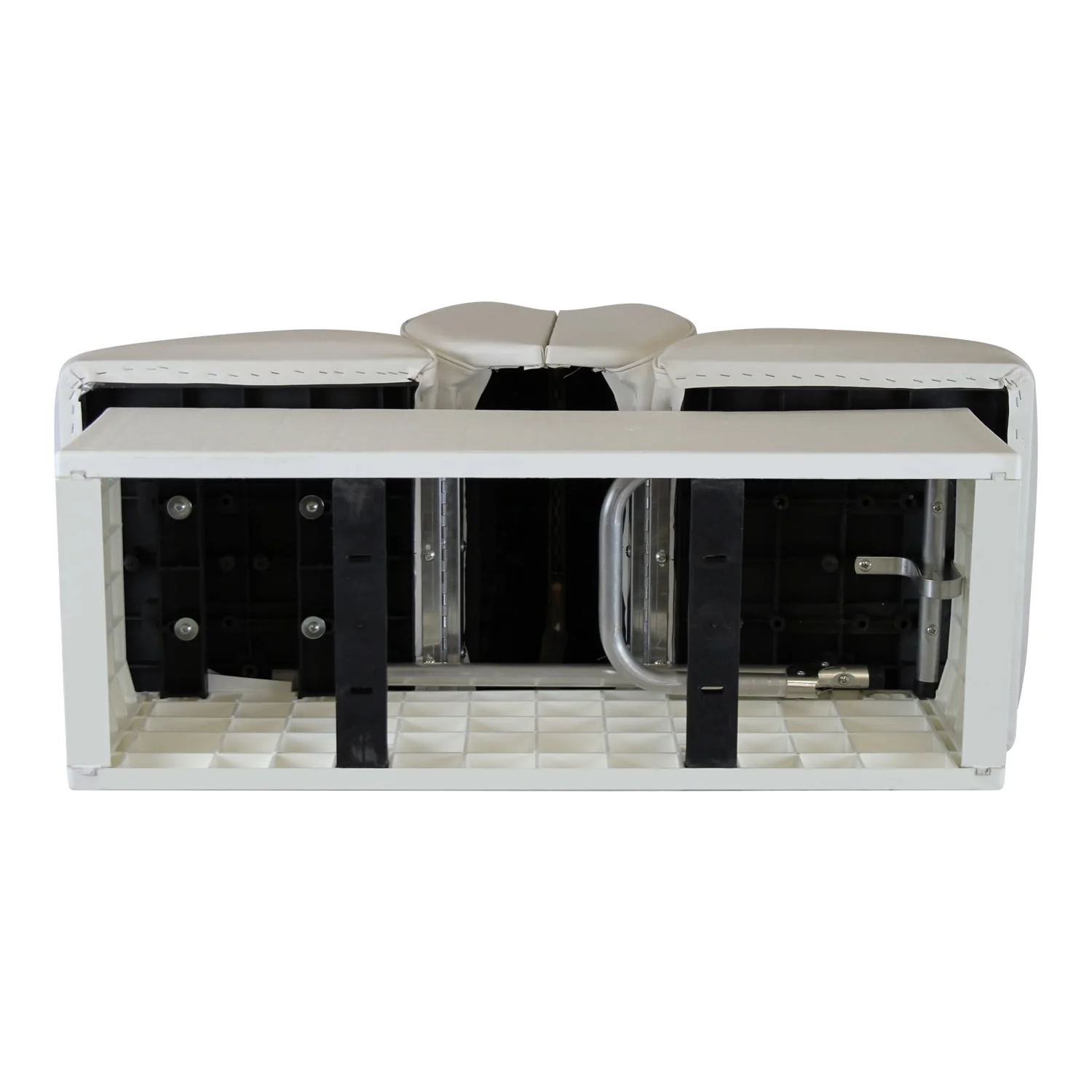 Wise 8WD505P-1-710 Bucket Style Back to Back Lounge Seat, White - Womvr