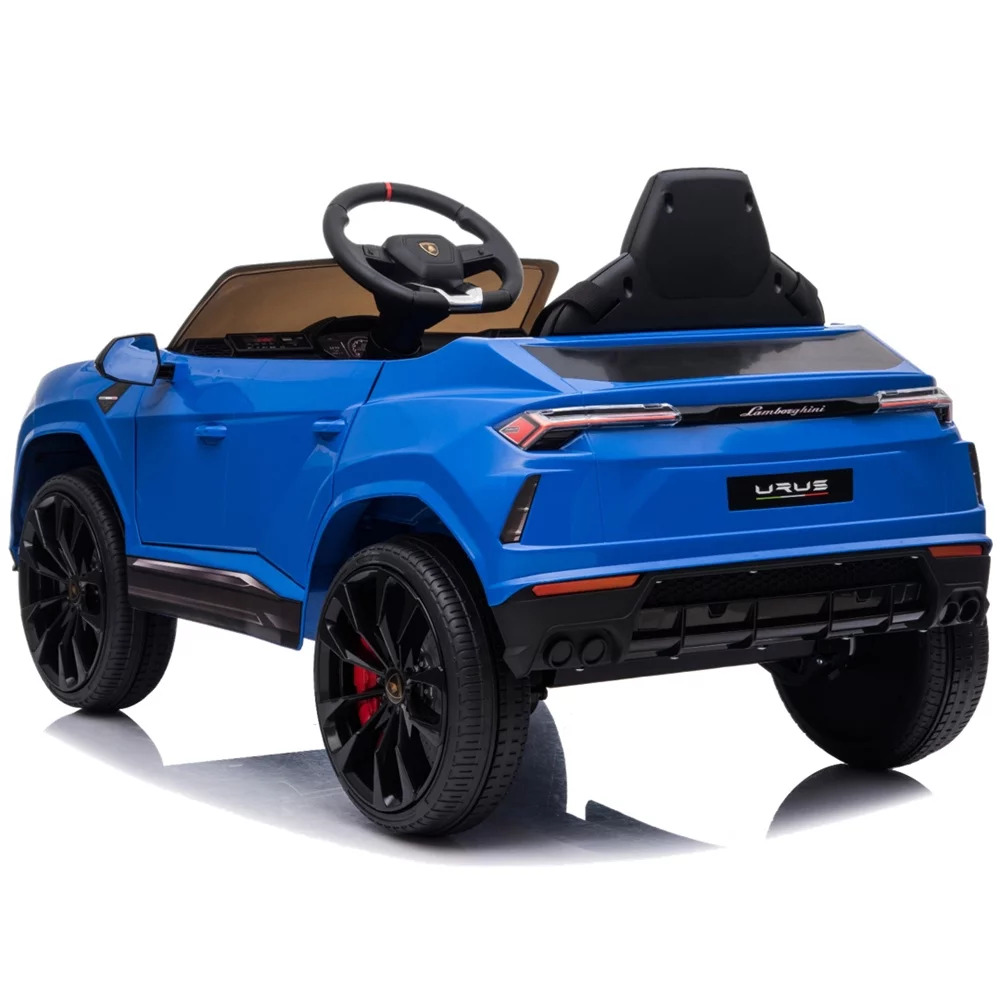 Lamborghini Urus 12V Electric Powered Ride on Car Toys for Girls Boys, Black Kids Electric Vehicles Ride on Toys with Remote Control, Foot Pedal, MP3 Player and LED Headlights, CL61 - Womvr