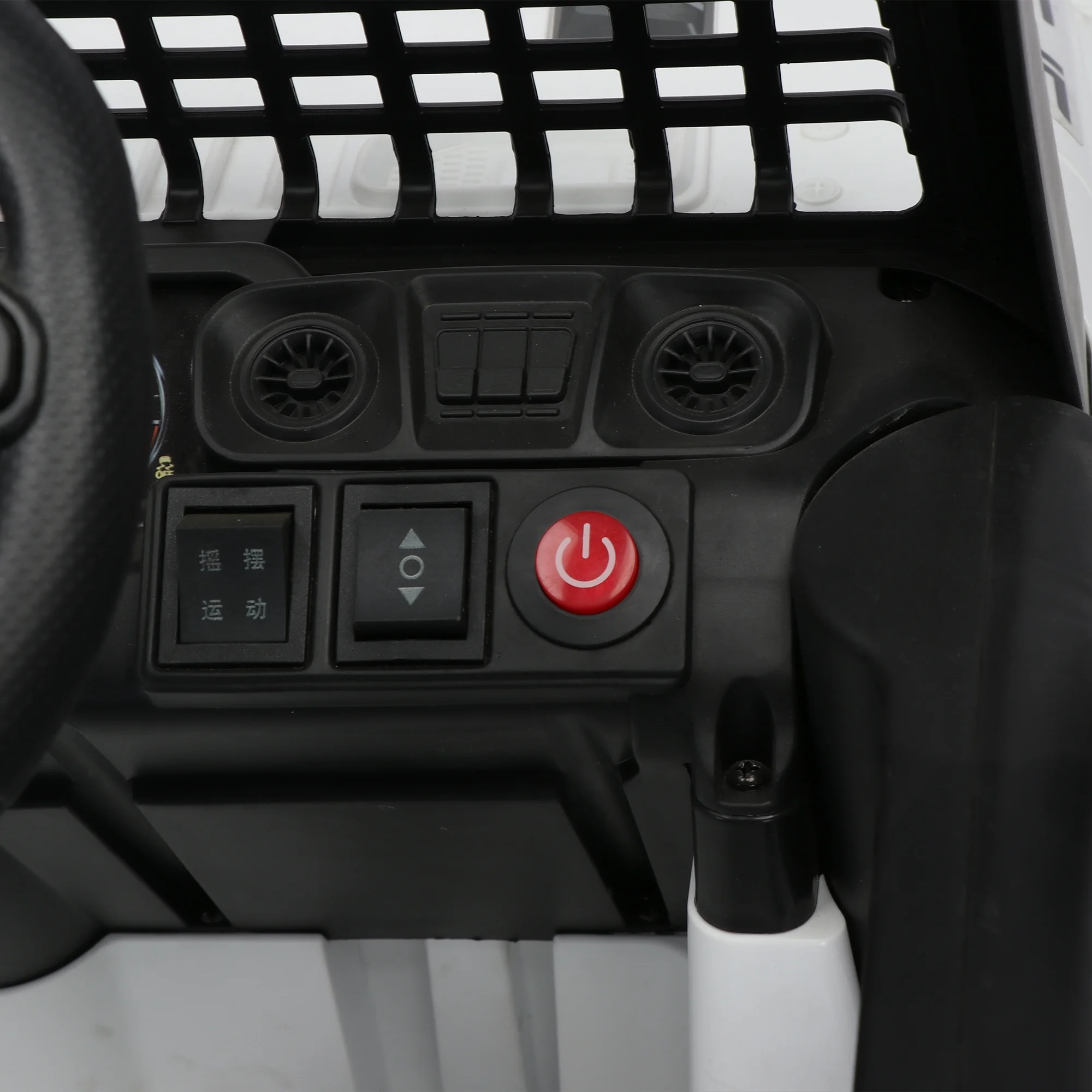 Kids Ride on Truck with Parents Remote Control, 12V 7A Battery Powered Electric Car Vehicle Toy with 3 Speed, USB, MP3, Bluetooth, LED Light, Safety Belt, Electric Car for Kids (Black) - Womvr