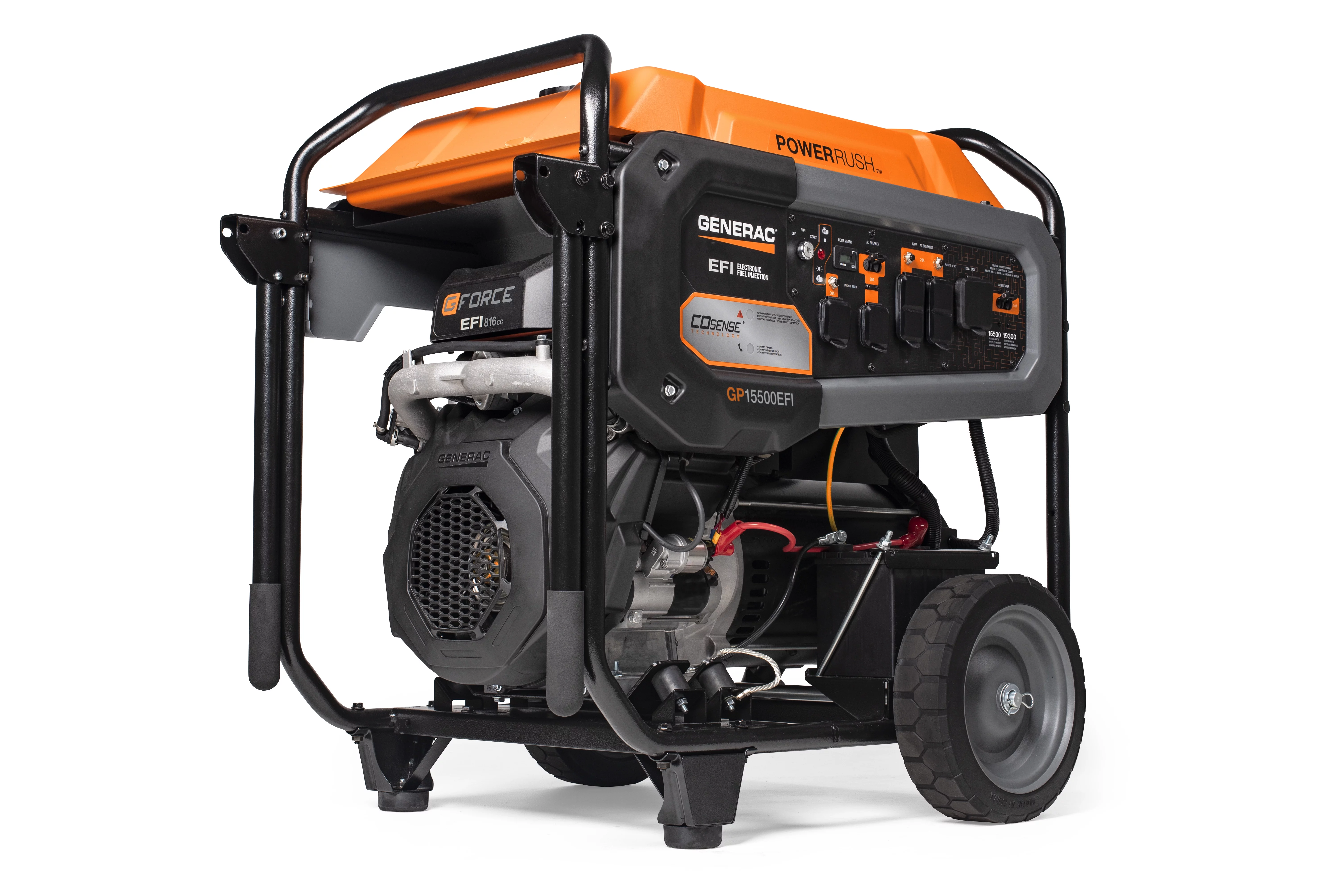 Generac 7705 GP15500EFI Gas Powered Portable Generator- 49st - Womvr
