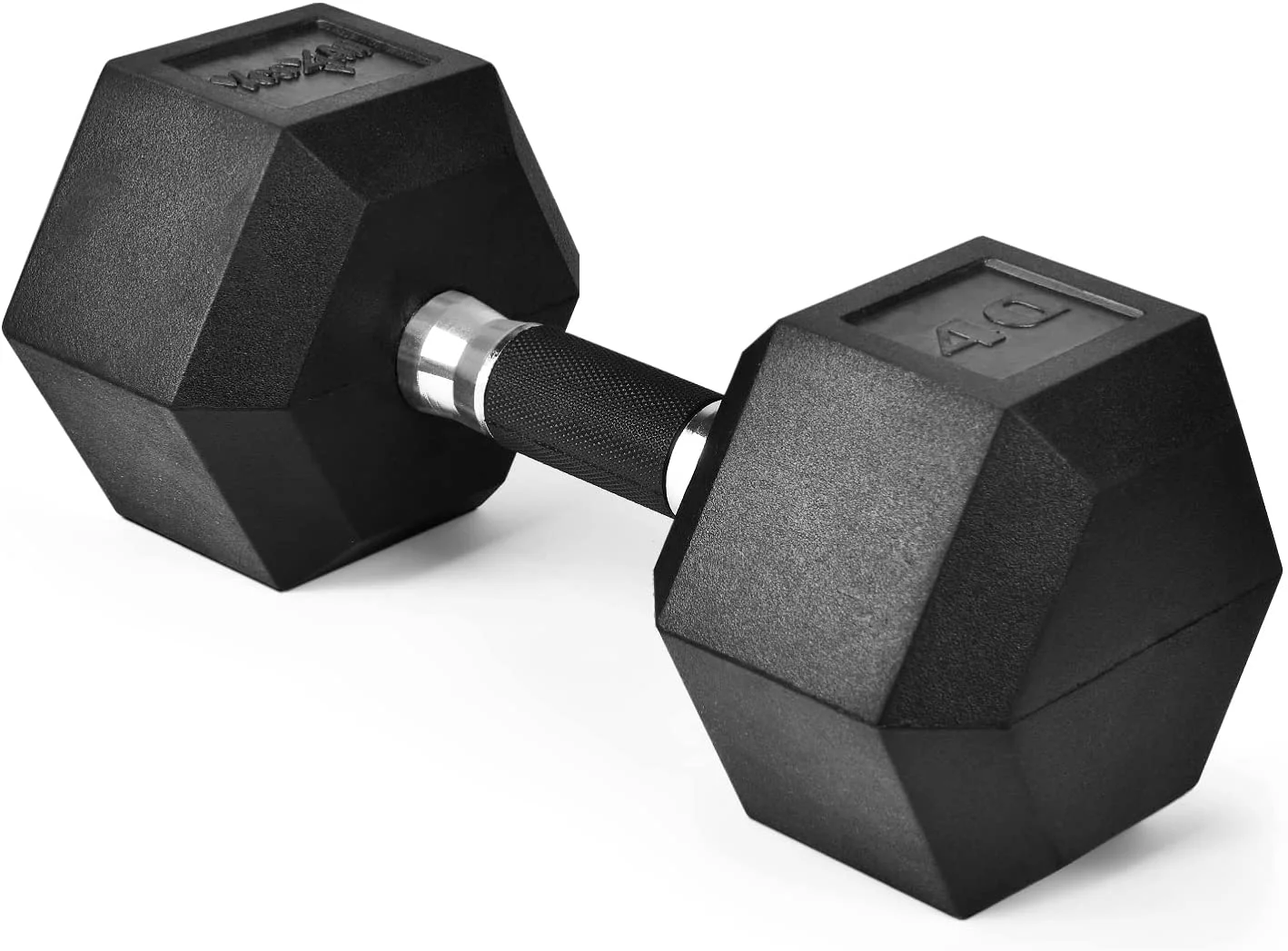 Yes4All 50 lbs Hex Rubber Grip Dumbbell Weight Set, Single - Womvr