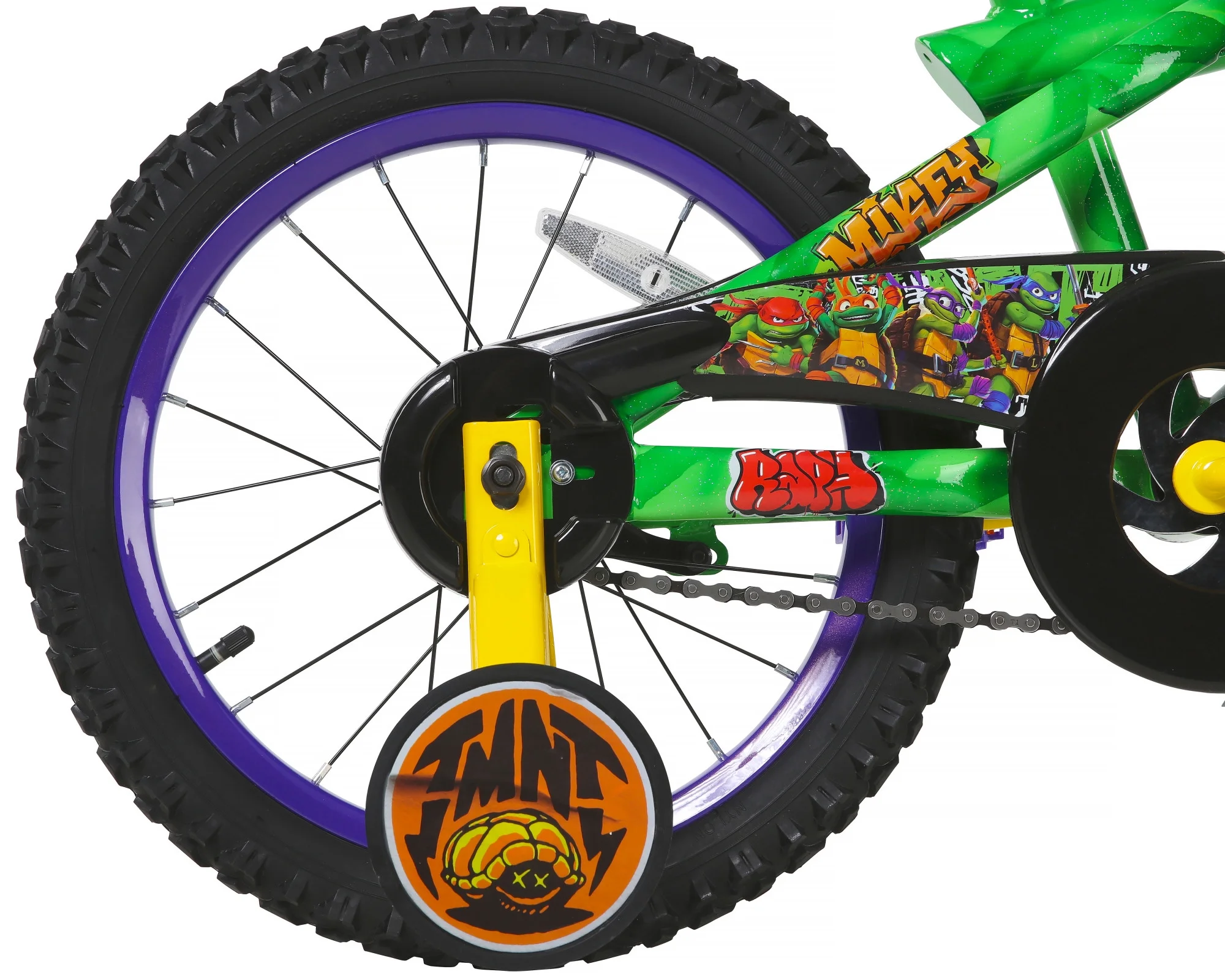 Dynacraft Teenage Mutant Ninja Turtles 16-inch Boys BMX Bike for Child 5-7 years - Womvr