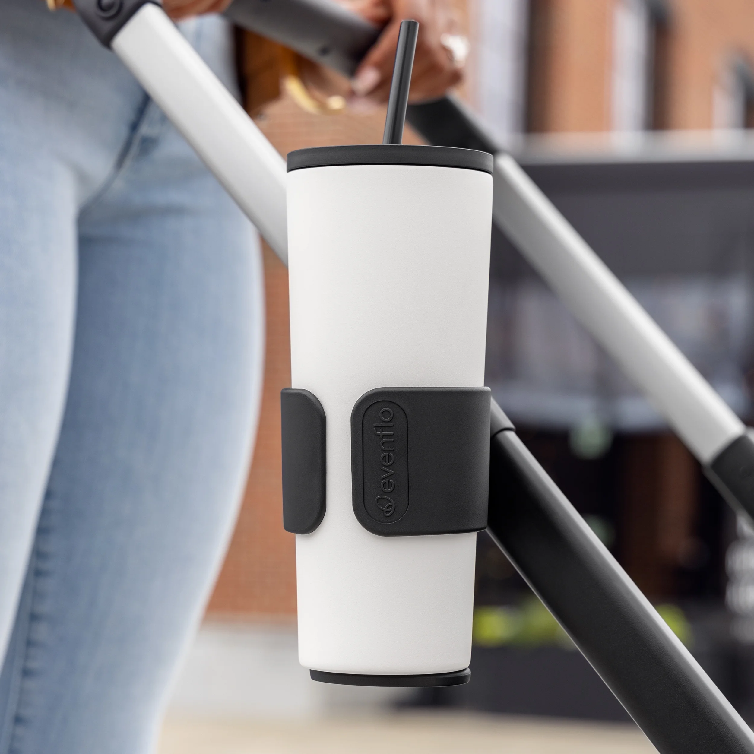 Evenflo Shyft DualRide Infant Car Seat and Stroller Combo (Beaufort Black), Unisex - Womvr