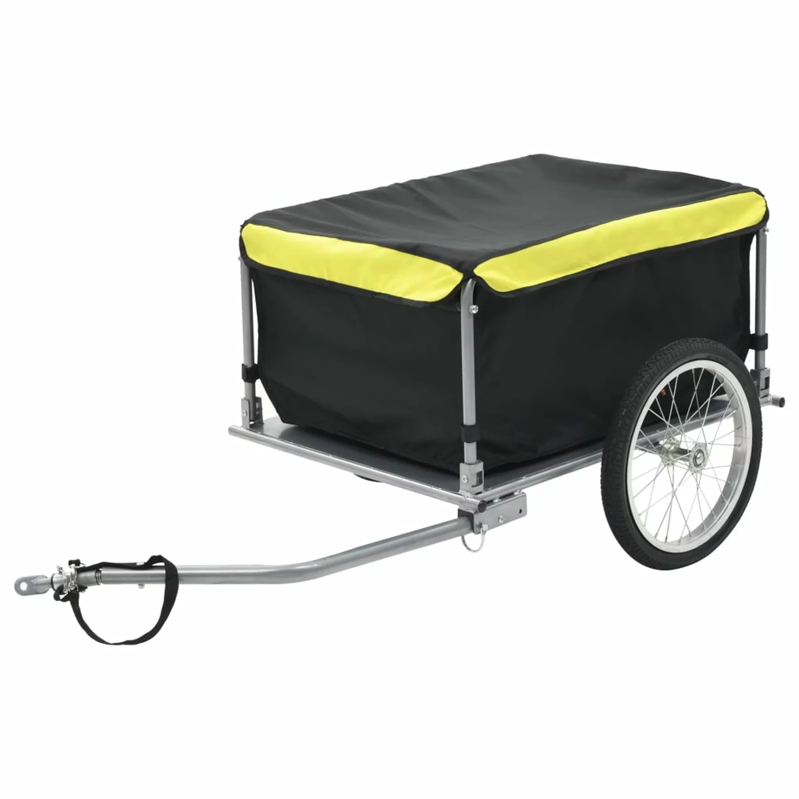 moobody Bike Cargo Trailer with Foldable Drawbar and Removable Cargo Compartment 2 Wheels Quick-Release Bike Wagon Trailer 53.5 x 28.3 x 22.8 Inches (L x W x H) - Womvr