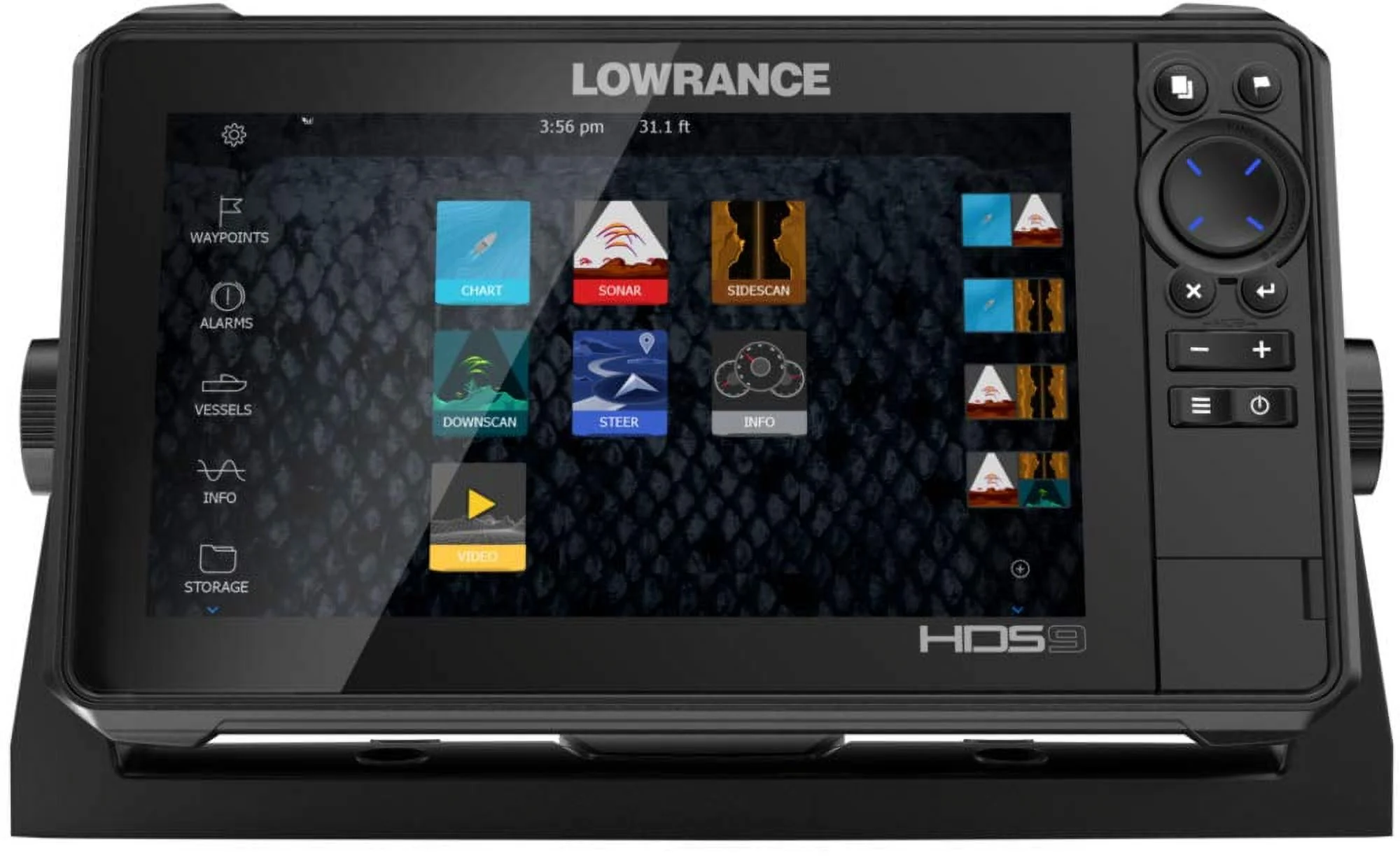 Lowrance HDS 9 inch Live Fish Finder with Active Imaging 3-in-1 - Womvr