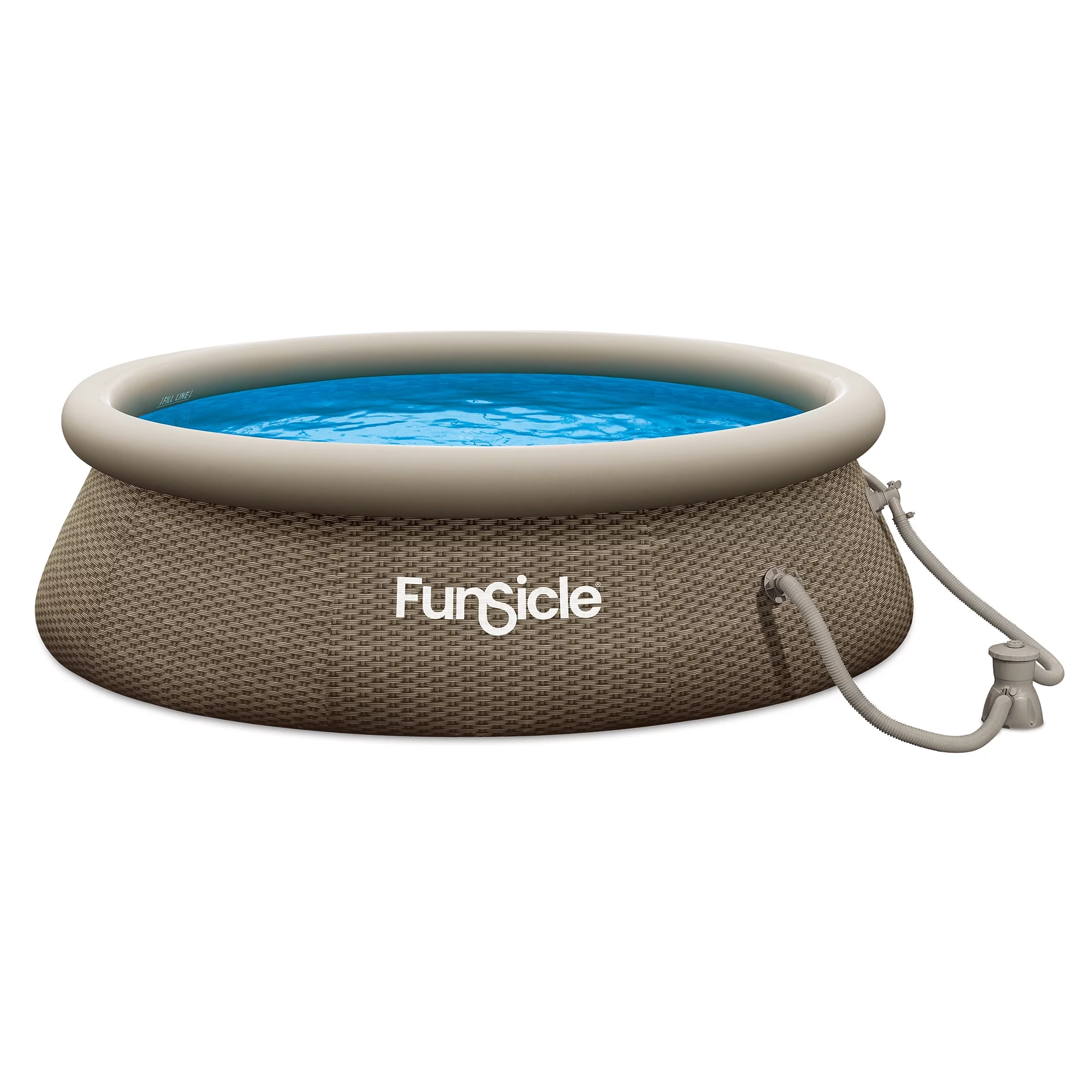 Funsicle 10ft x 30in Round QuickSet Designer Above Ground Pool, Age 6 & up - Womvr