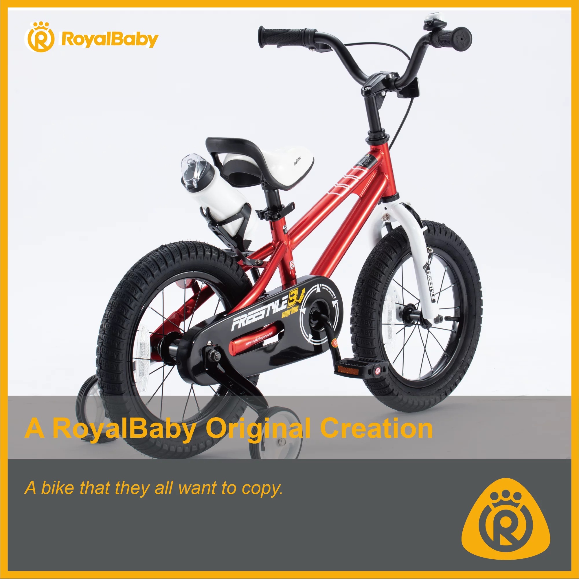 Royalbaby Freestyle Kids Bike 12 14 16 18 20 Inch Bicycle for Boys Girls Ages 3-12 Years, Multiple Color Options - Womvr