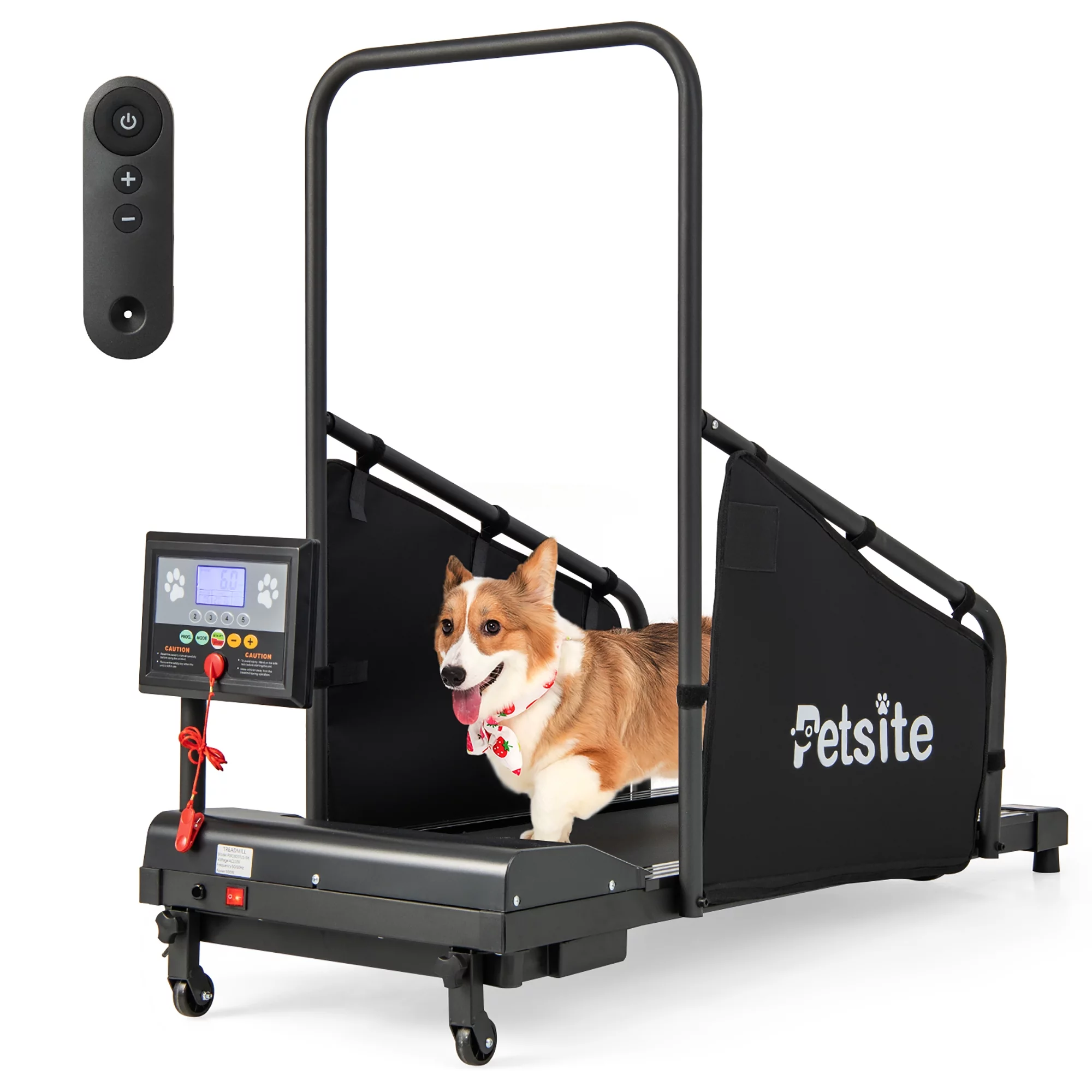 Costway Dog Treadmill for Small/Medium Dogs Indoors Pet Running Training Machine - Womvr