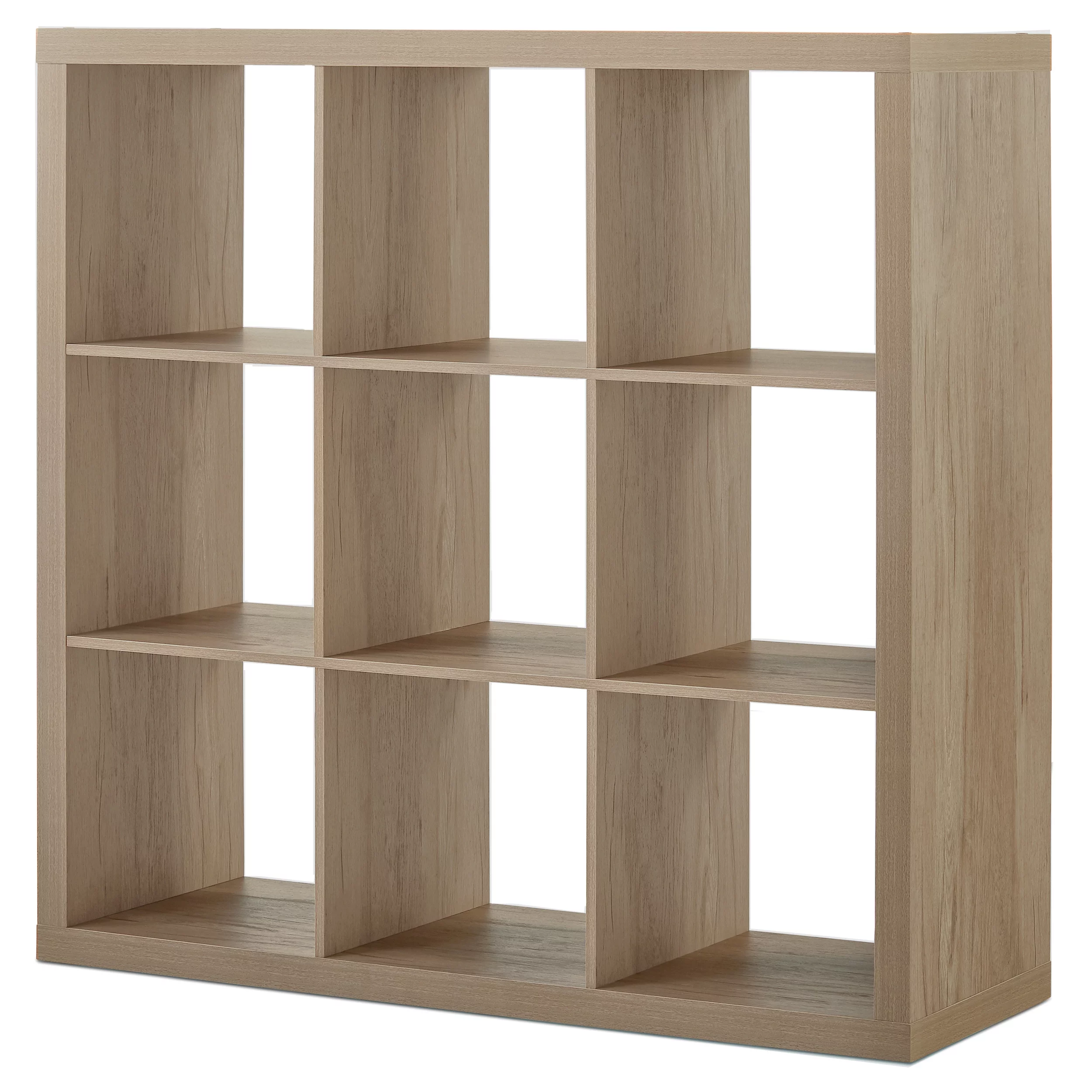 Better Homes & Gardens 9-Cube Storage Organizer, Natural - Womvr