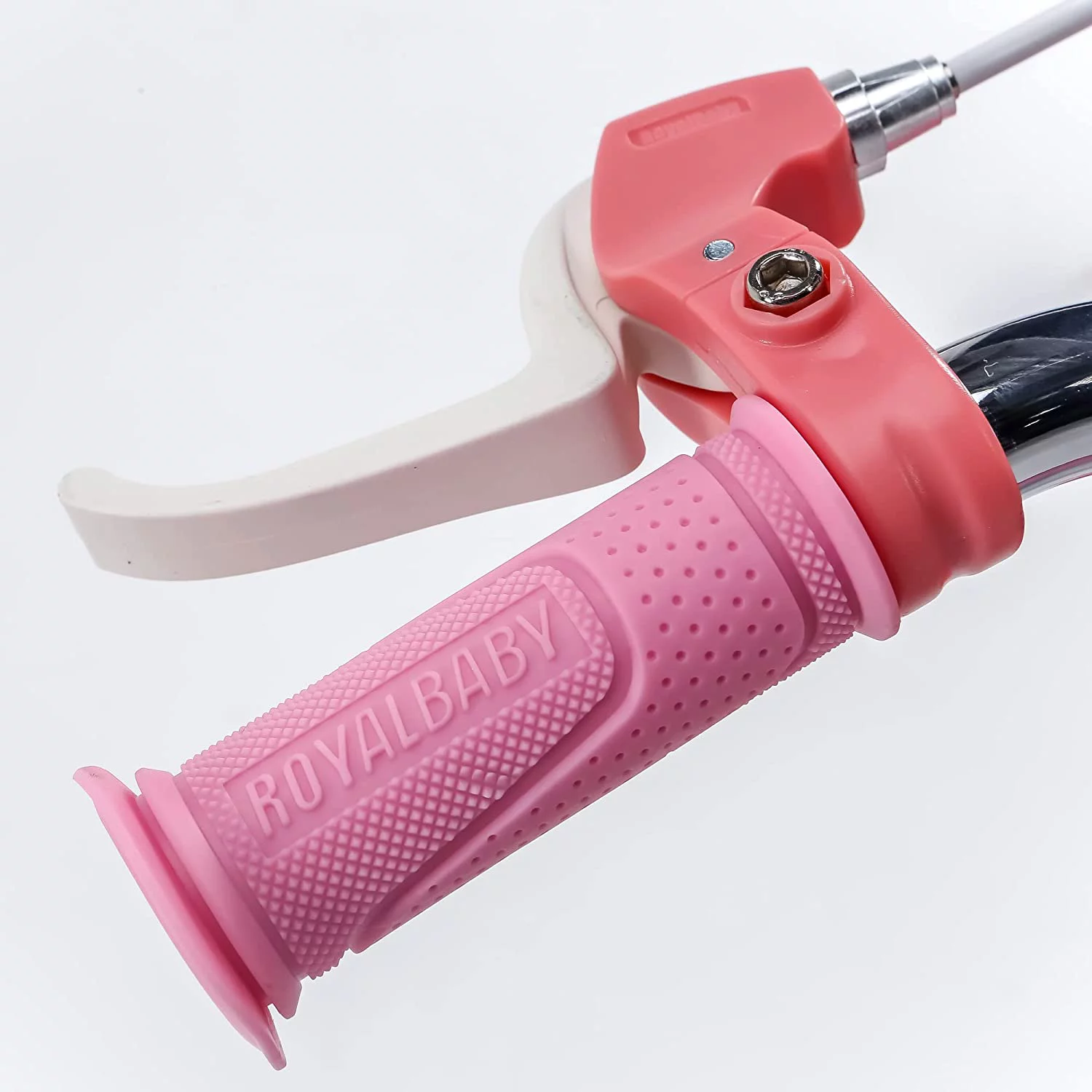 Royalbaby Little Swan Light Pink 16 Girl's Bicycle With Training Wheels and Basket - Womvr