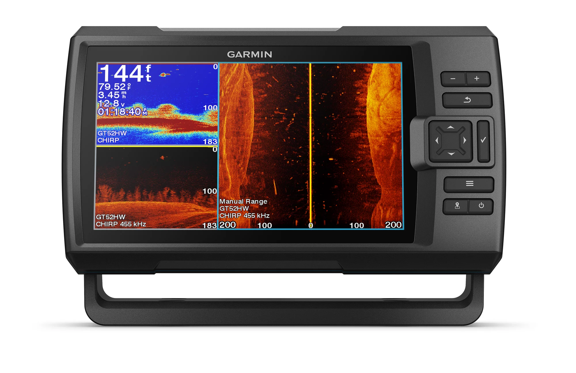 Garmin New Striker Vivid Series 9SV US W/GT52 Fishfinder, 322-0100255400 - Womvr